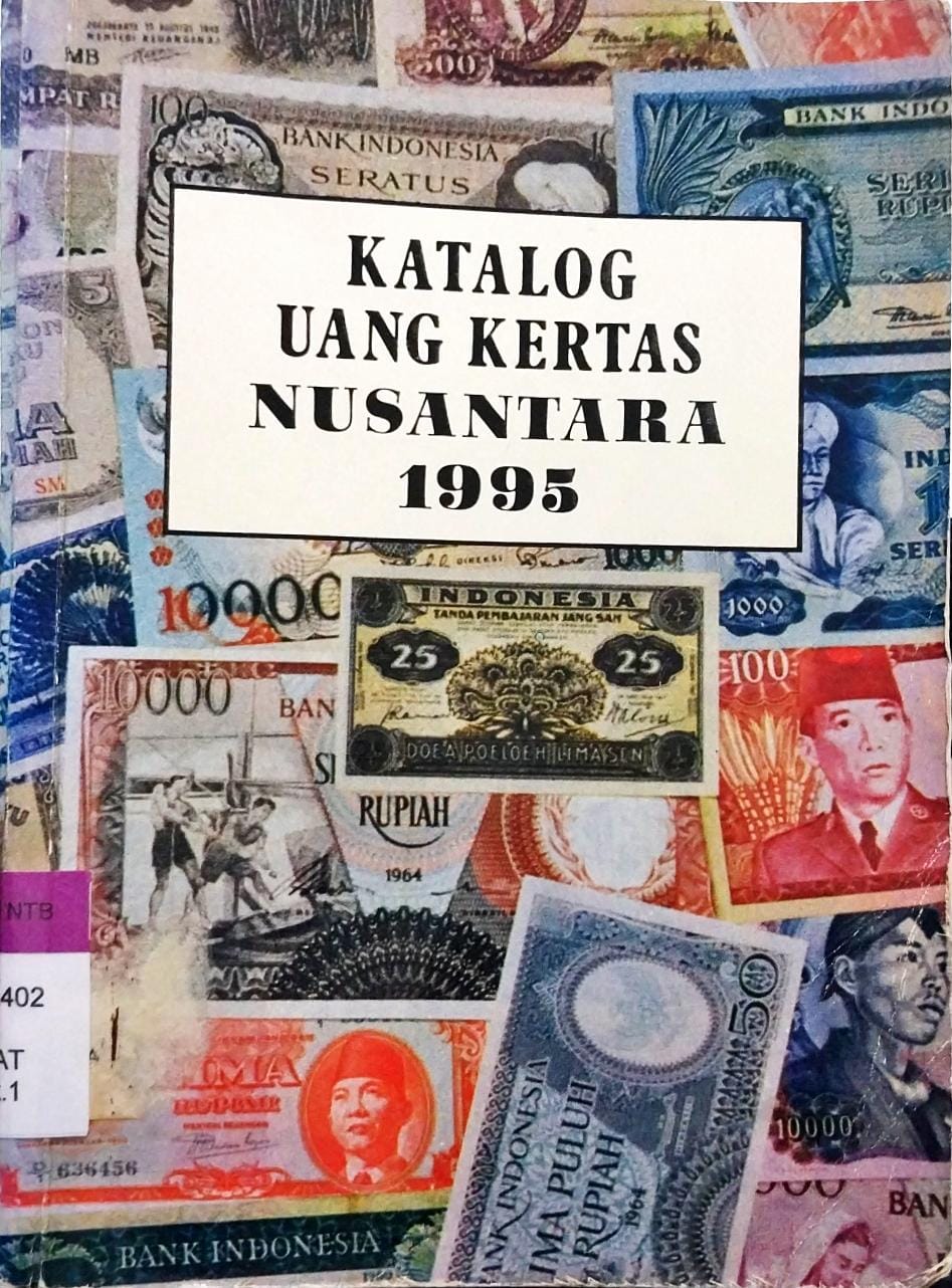 Cover Katalog uang kertas nusantara 1995 / Lo Khing Kiong...[et.al]