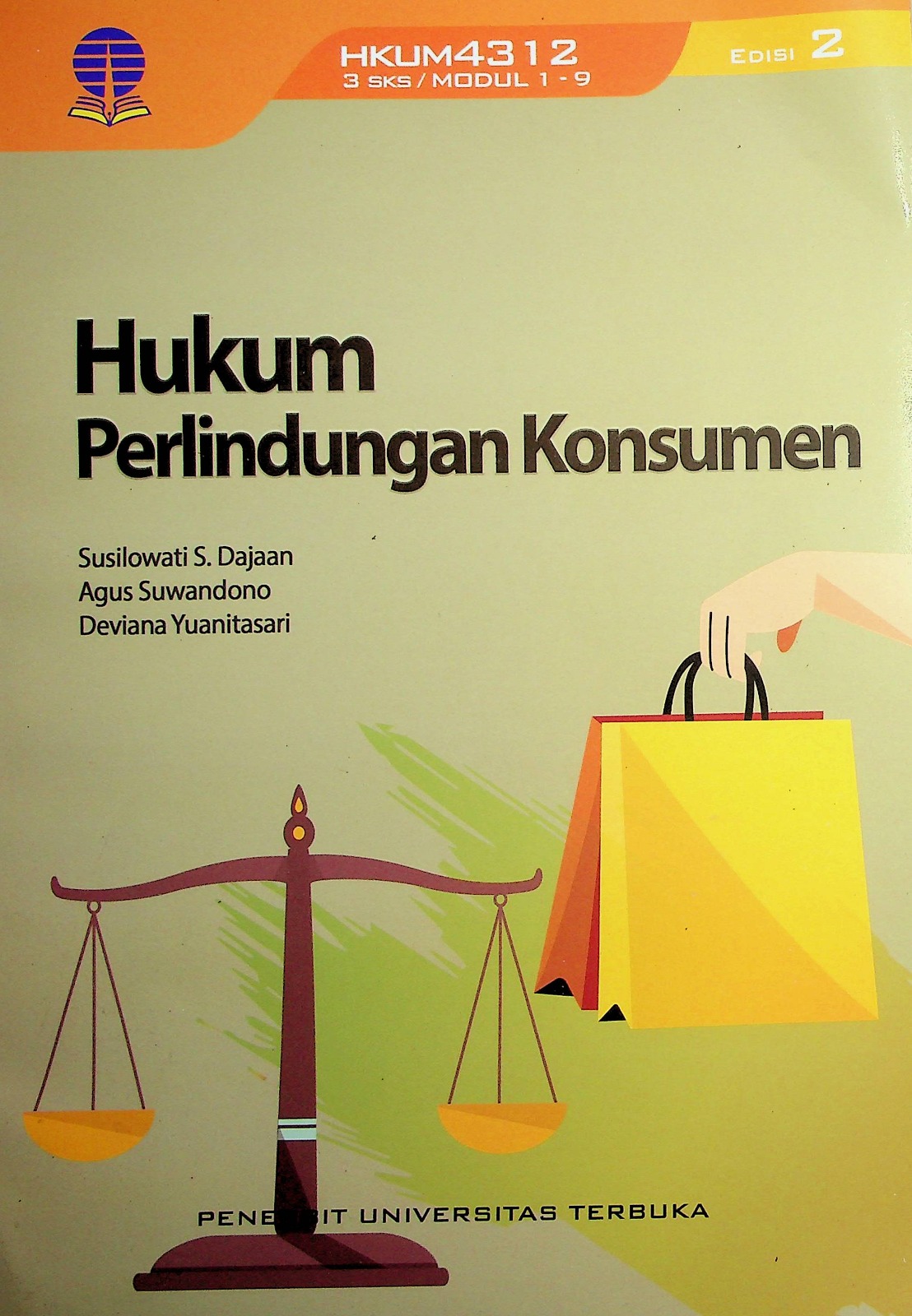 Cover Hukum perlindungan konsumen / Susilowati S. Dajaan,  Agus Suwandono, Deviana Yunitasari ; penyunting, Haryati