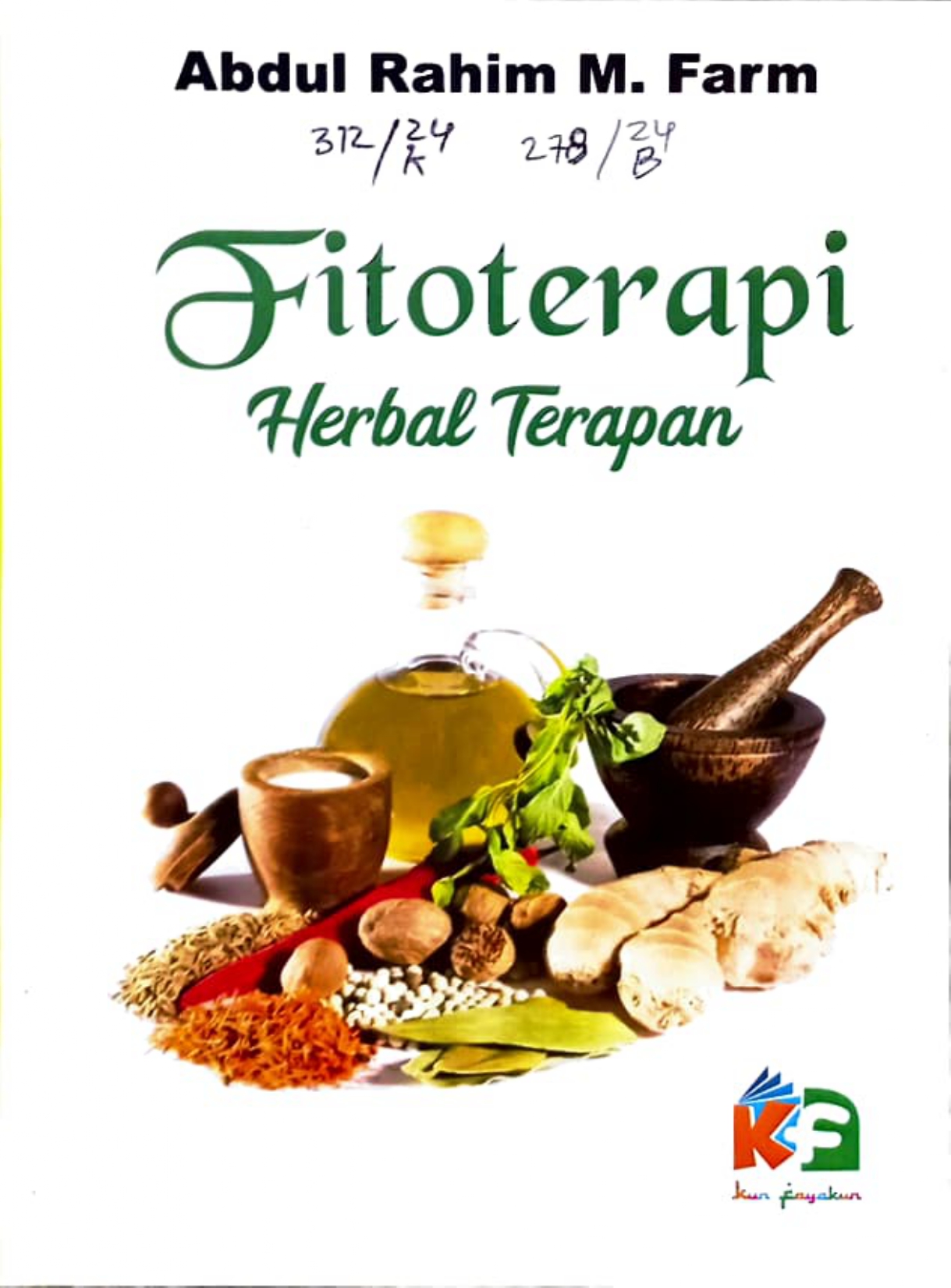 Cover Fitoterapi Herbal Terapan /Abdul Rahim M. Farm
