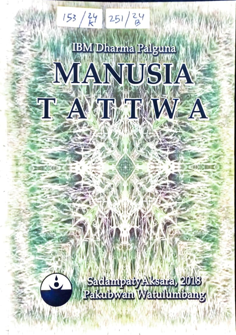 Cover Manusia Tattwa / IBM Dharma Palguna