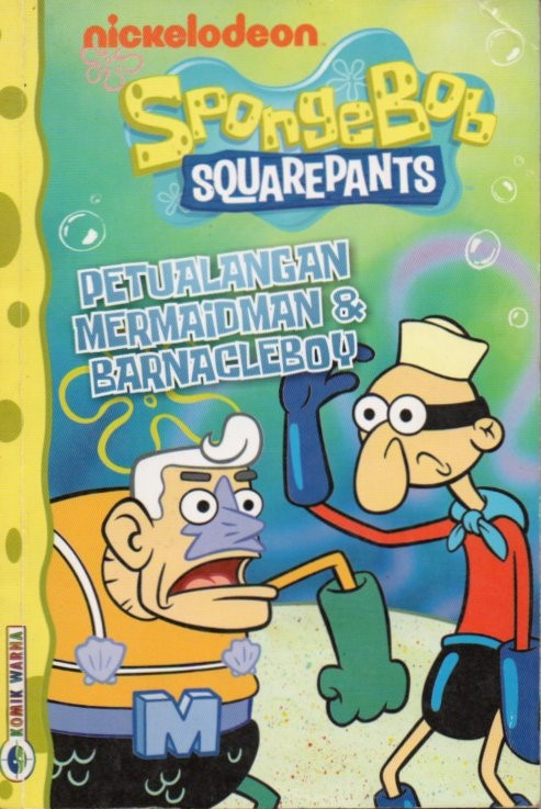 Cover Spongebob squarepants :  petualangan mermaidman & barnacleboy