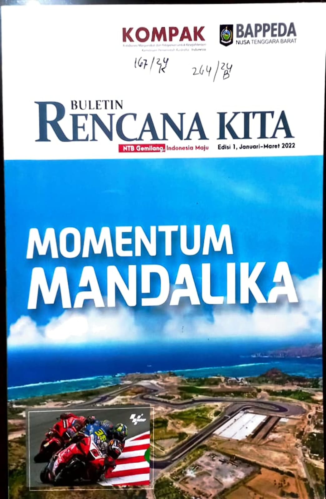 Cover Buletin Rencana Kita edisi 1, Januari-Maret 2022 / Pemerintah Propinsi Nusa Tenggara Barat