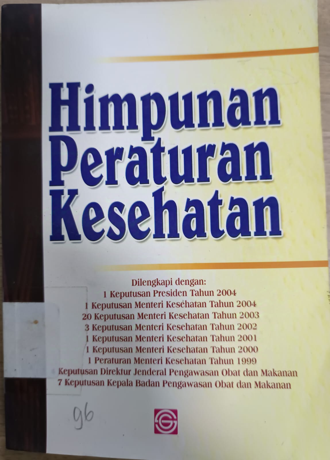 Cover Himpunan peraturan kesehatan