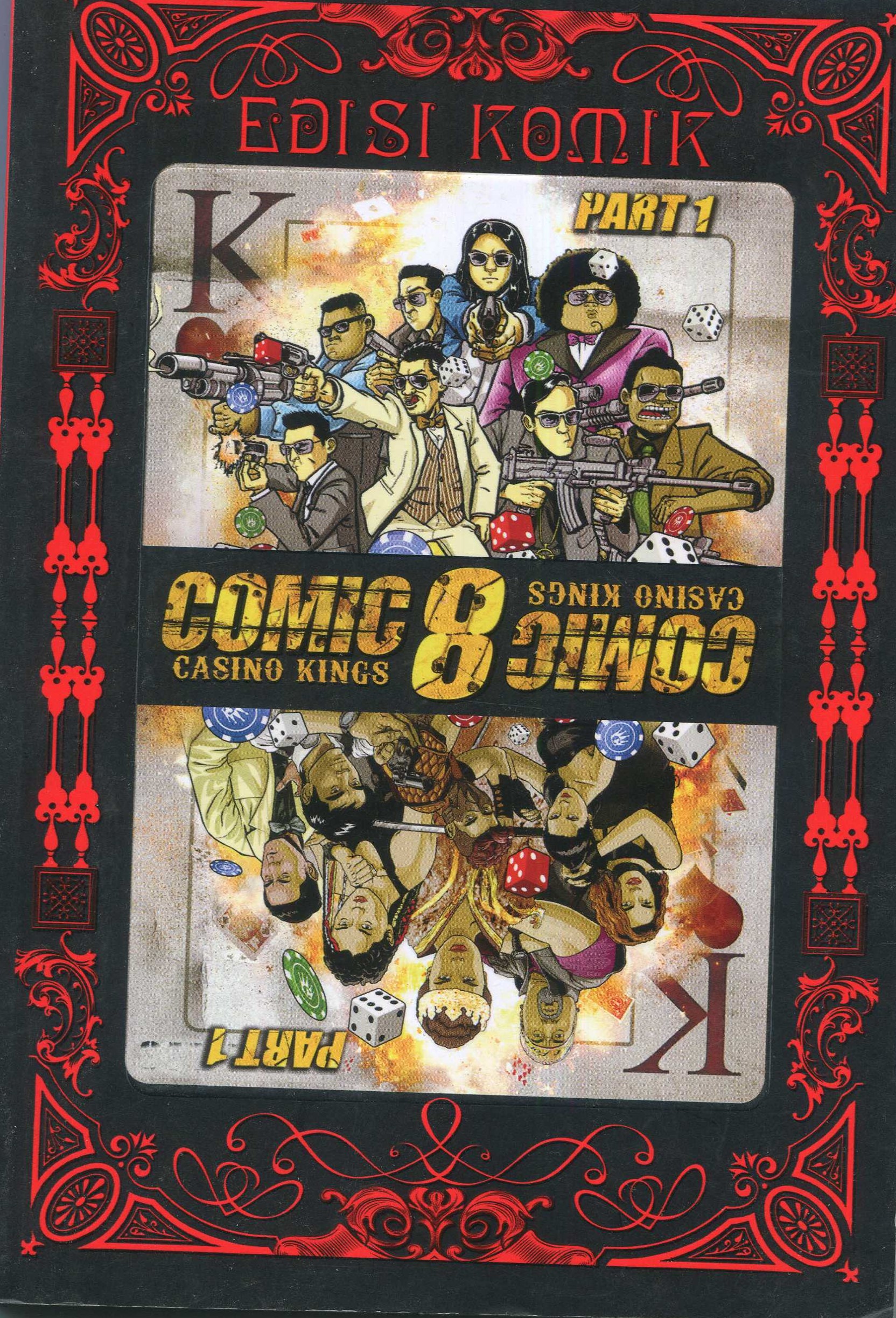 Cover Comic 8 casino kings / Fajar Umbara, Anggi Umbara