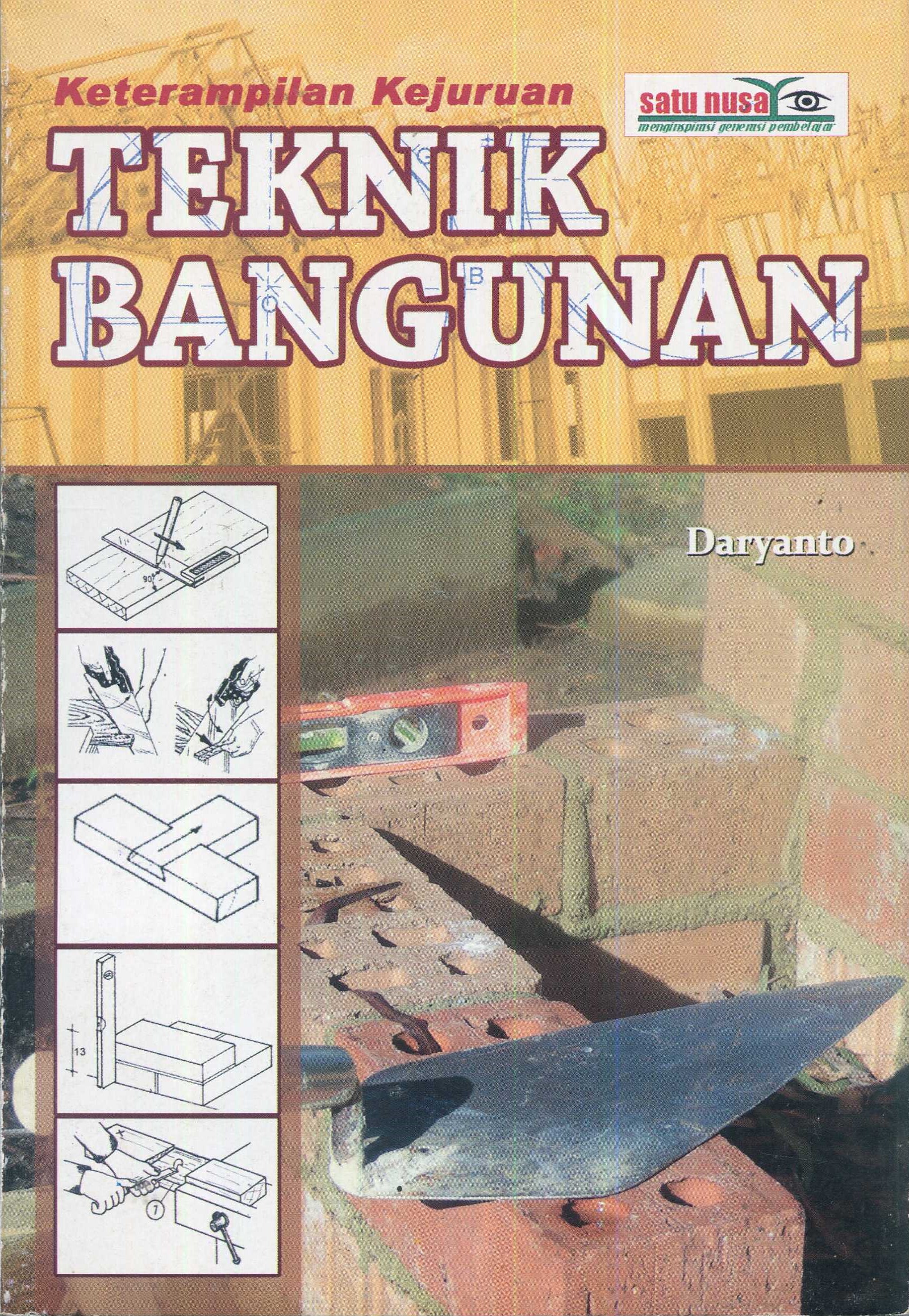 Cover Keterampilan kejuruan teknik bangunan / Daryanto
