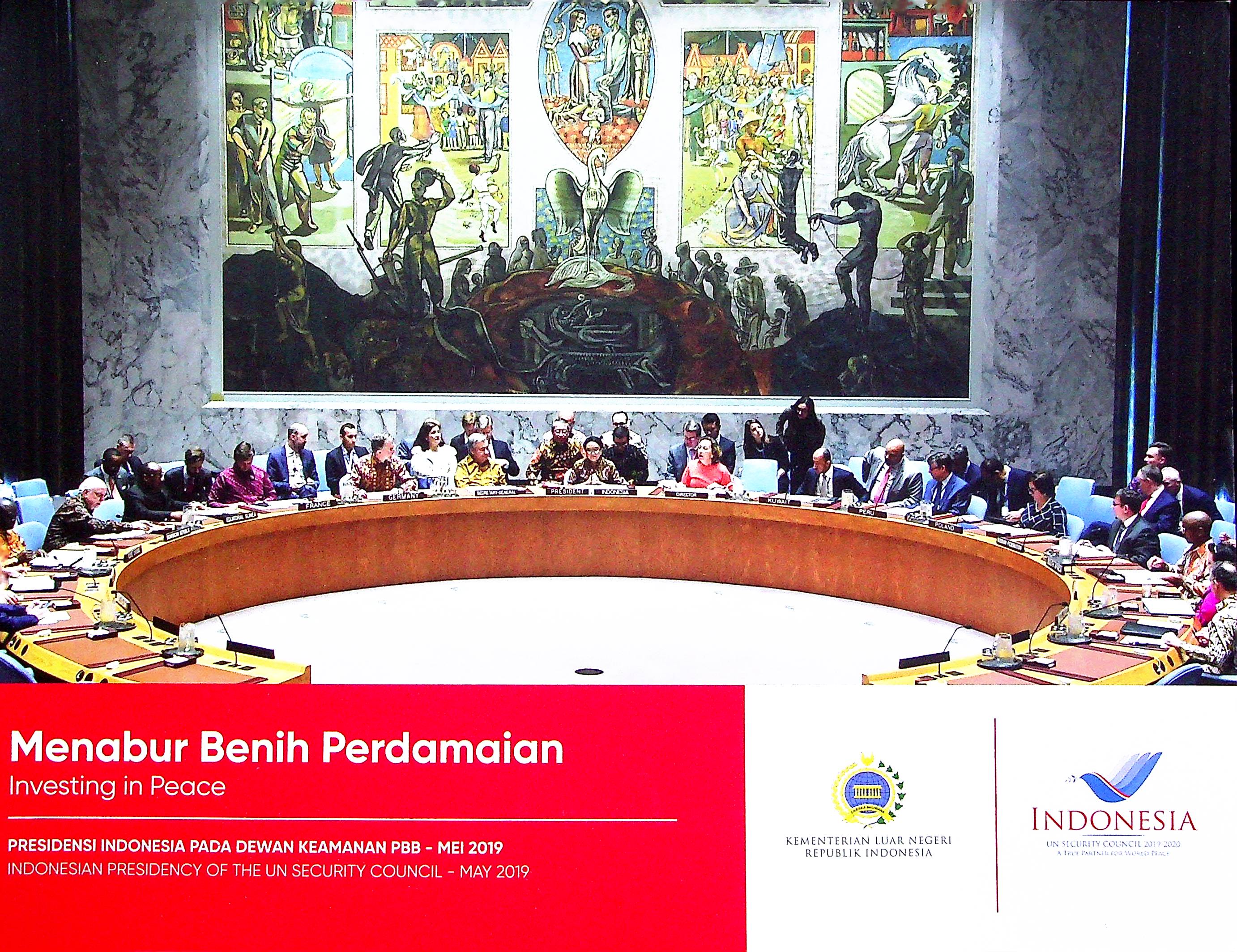 Cover Menabur benih perdamaian :  penguatan keselamatan dan kinerja misi pemeliharaan pedamaian PBB