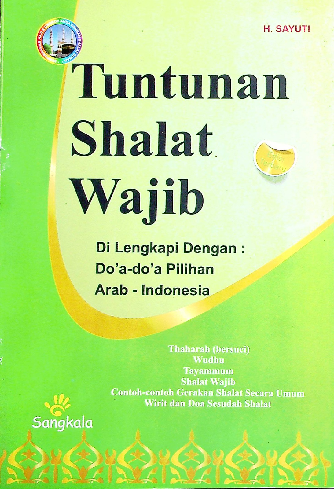 Cover Tuntunan shalat wajib / H. Sayuti