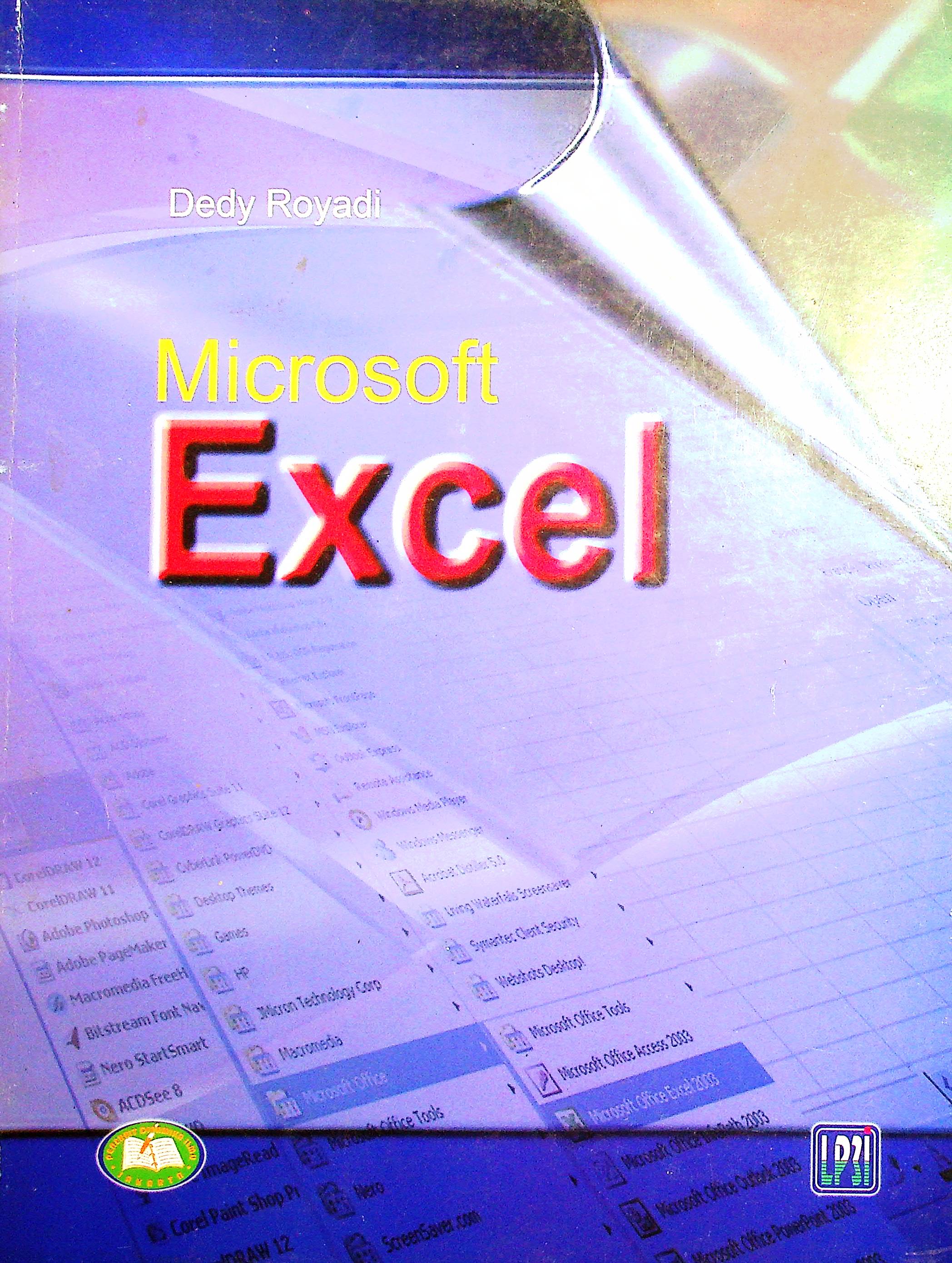 Cover Microsoft excel / Dedy Royadi