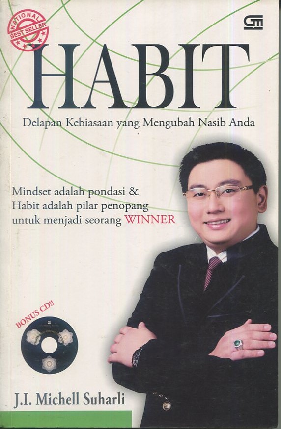 Cover Habit :  Delapan kebiasaan yang mengubah nasib anda / J.I.Michell Suharli