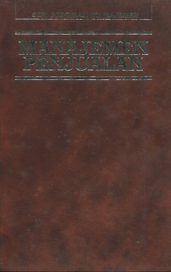 Cover Seri pedoman manajemen :  Manajamen penjualan / Patrick Forsyth