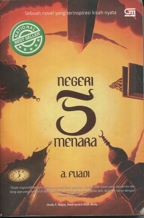 Cover Negeri 5 menara :  Sebuah novel yang terinspirasi kisah nyata / A. Fuadi