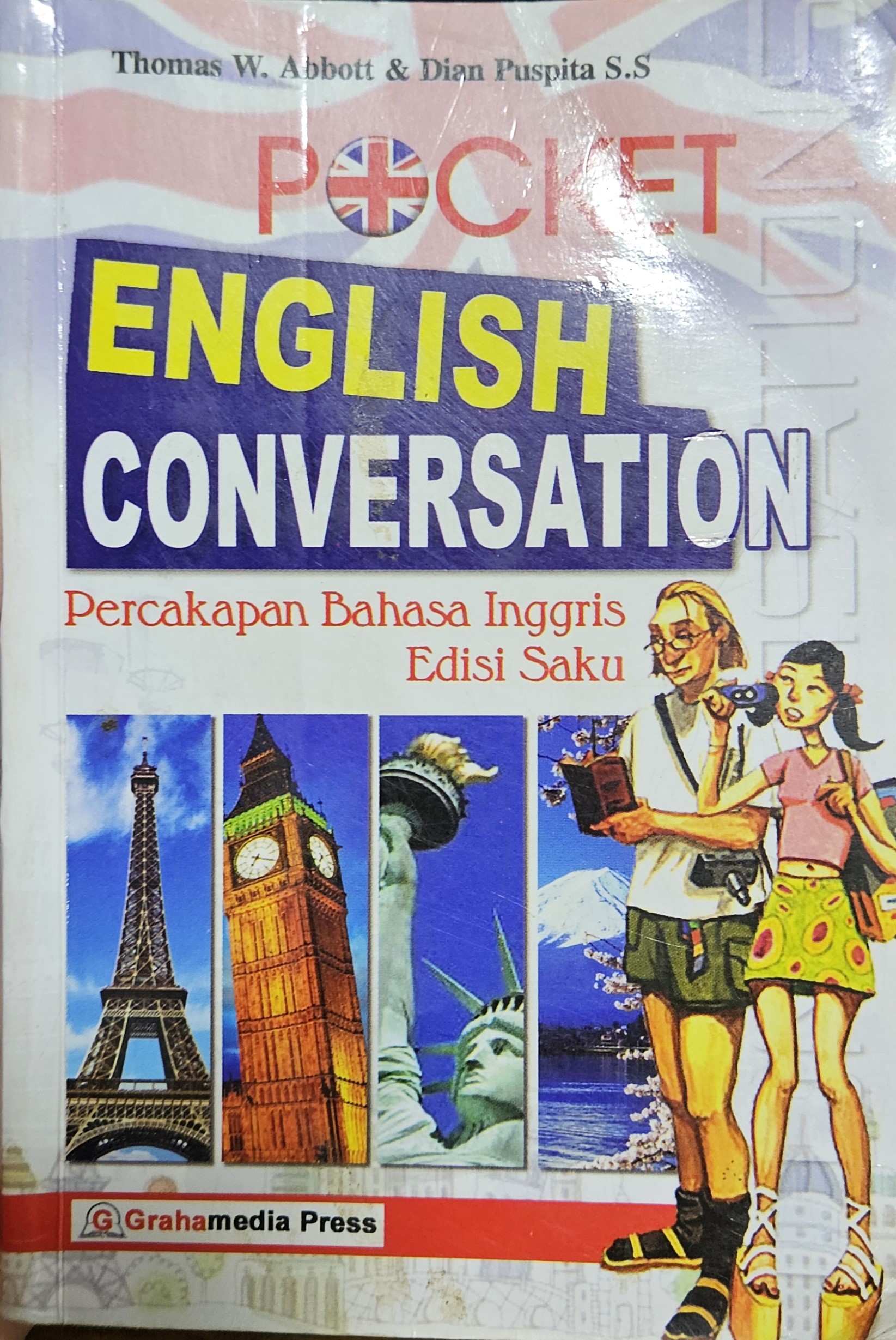 Cover Pocket english conversation :  percakapan bahasa Inggris edisi saku / Thomas W. Abbott dan Dian Puspita