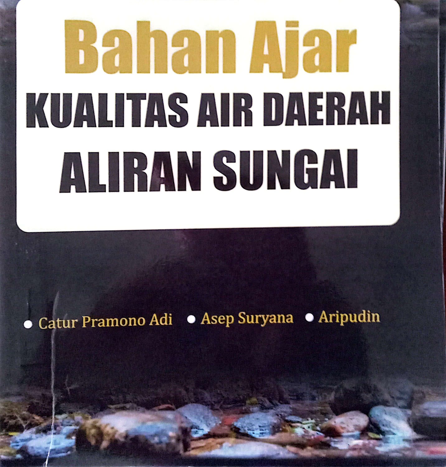 Cover Bahan ajar kualitas air daerah aliran sungai / Catur Pramono Adi