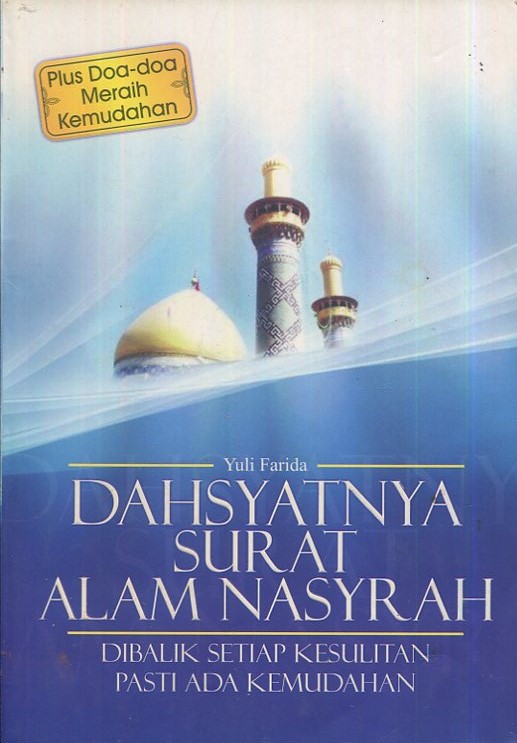 Cover Dahsyatnya surat alam nasyrah / Yuli Farida