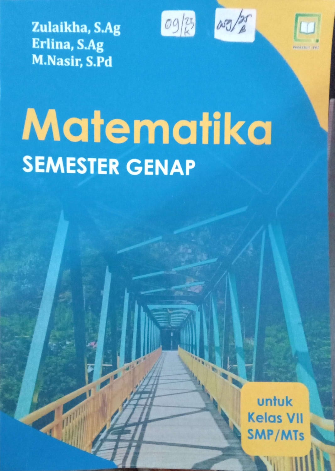 Cover Matematika semester genap untuk kelas VII SMP/MTs / Zulaikha, S.Ag.