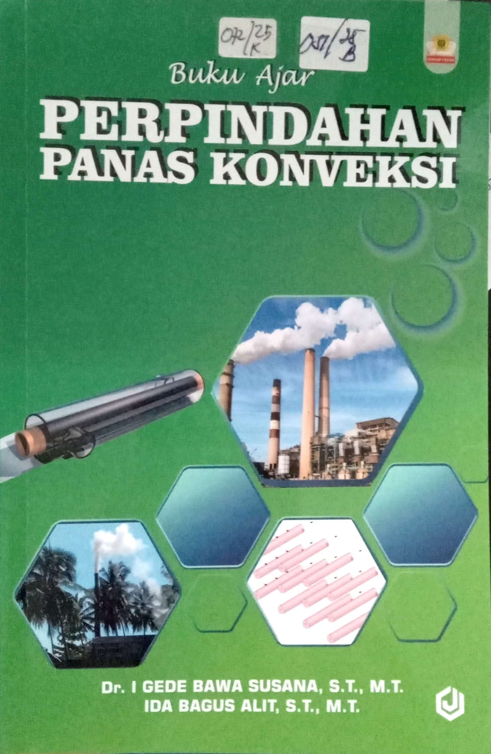 Cover Buku ajar perpndahan panas konveksi / Dr. I Gede Bawa Susana, ST., MT.