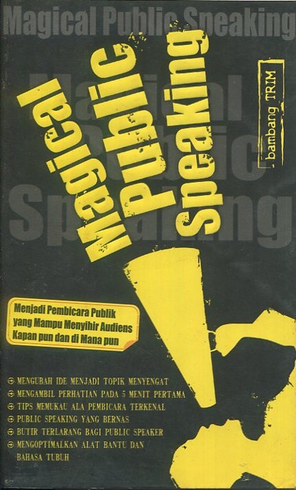 Cover Magical public speaking / Bambang Trim
