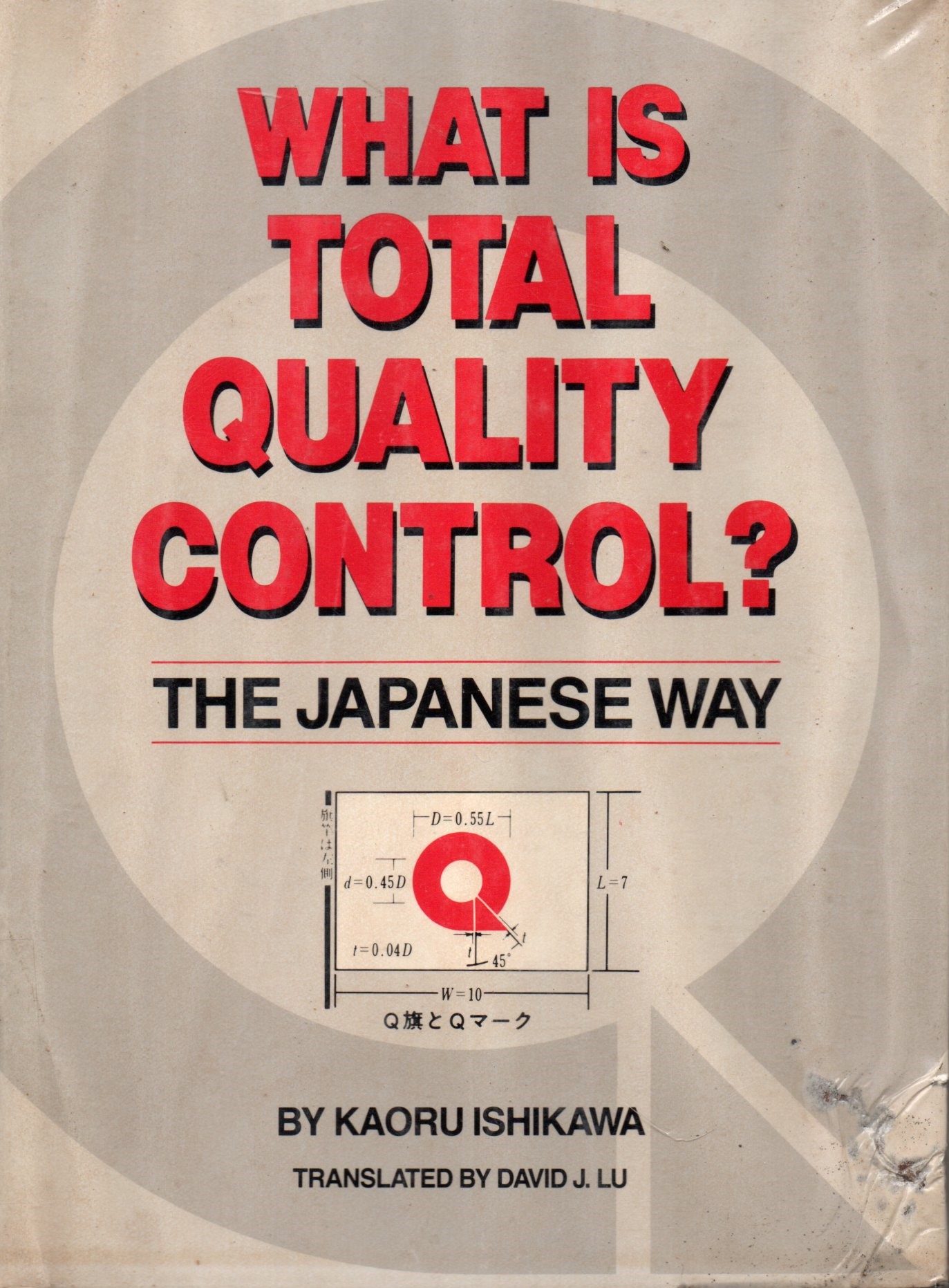 Cover What is total quality control? :  the Japanese way / by Kaoru Ishikawa; translated by David J. Lu