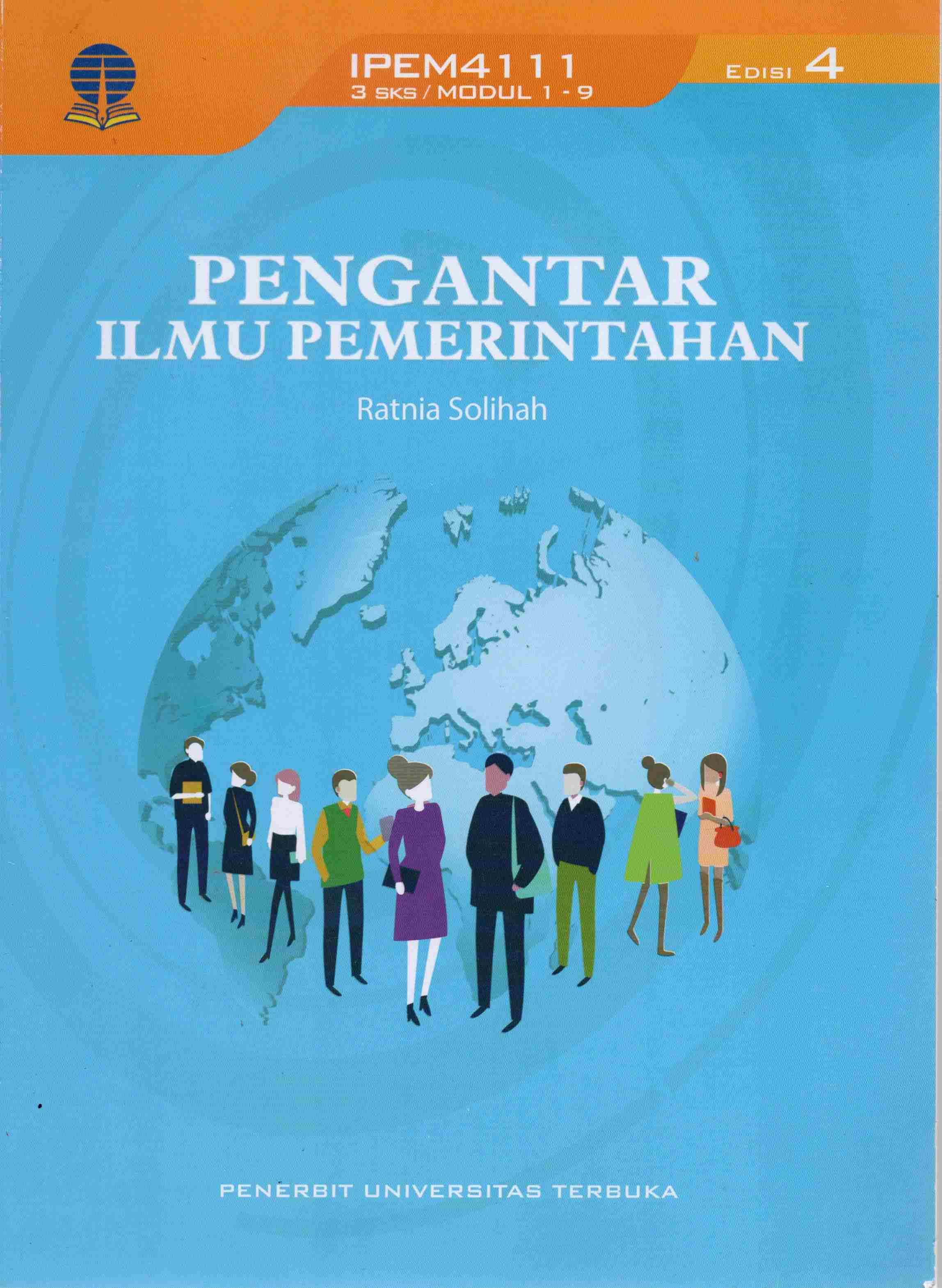 Cover Pengantar ilmu pemerintahan / Ratnia Solihah