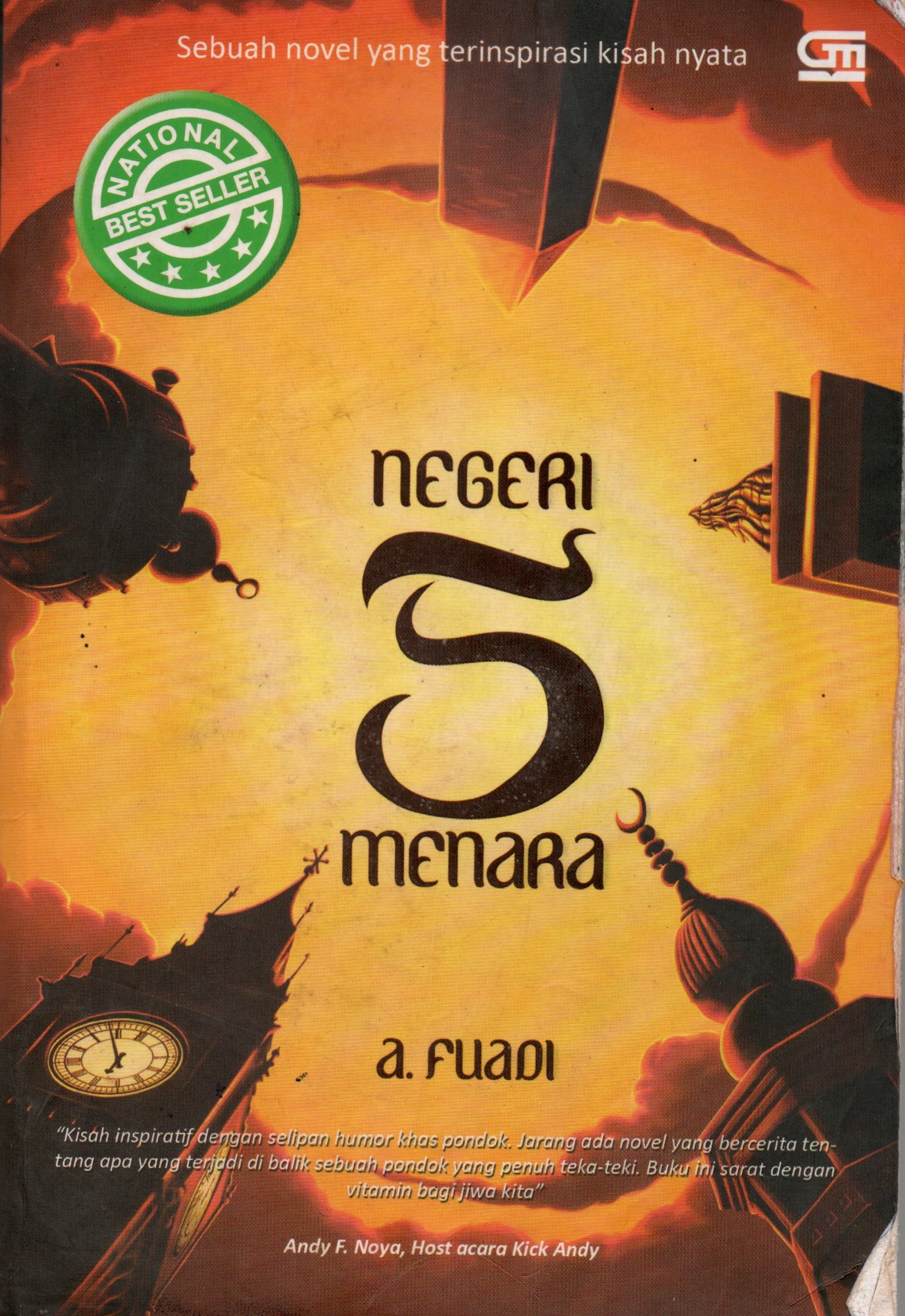 Cover Negeri 3 Menara / A. Fuadi