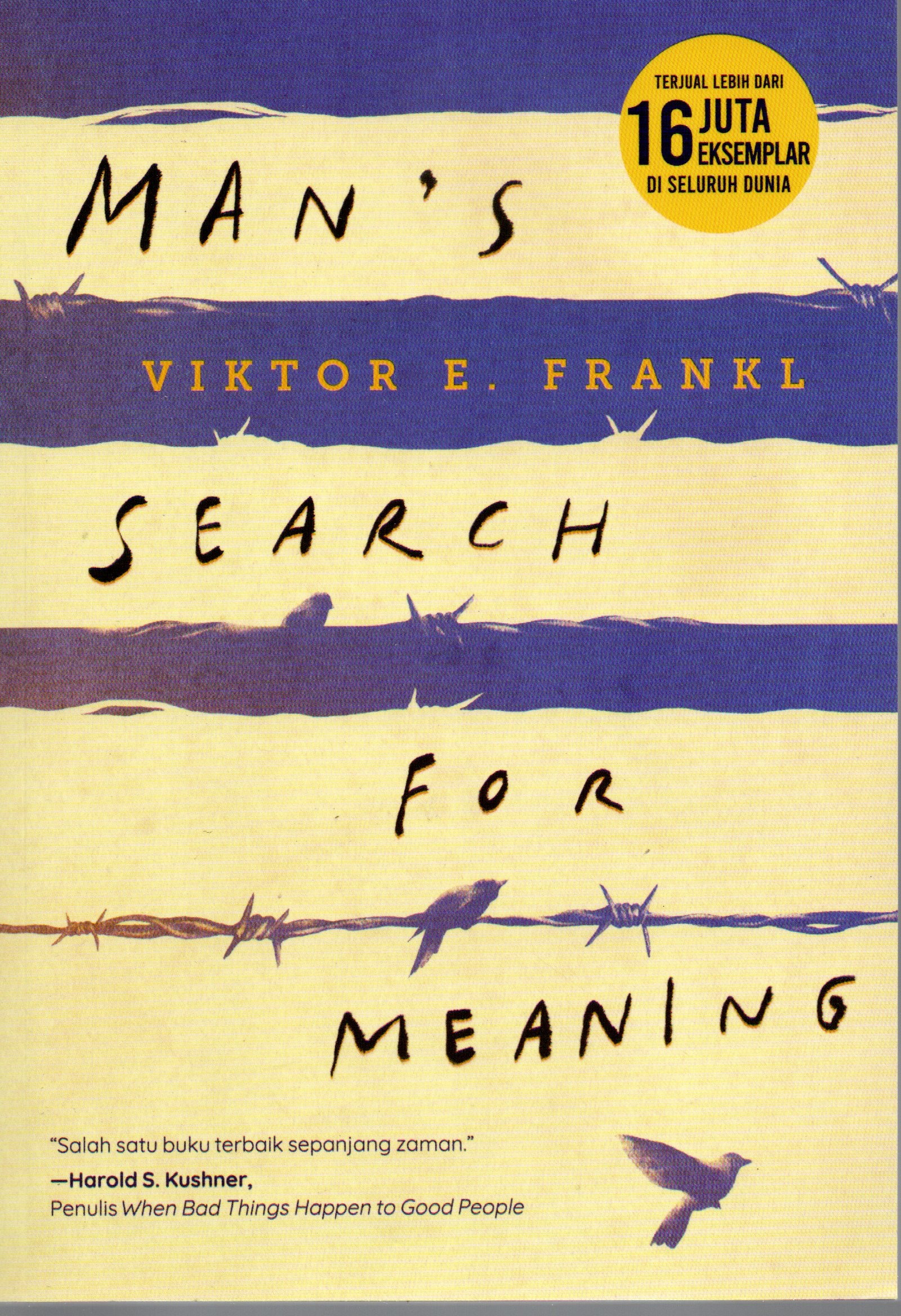 Cover Man's search for meaning / Victor E. Frankl