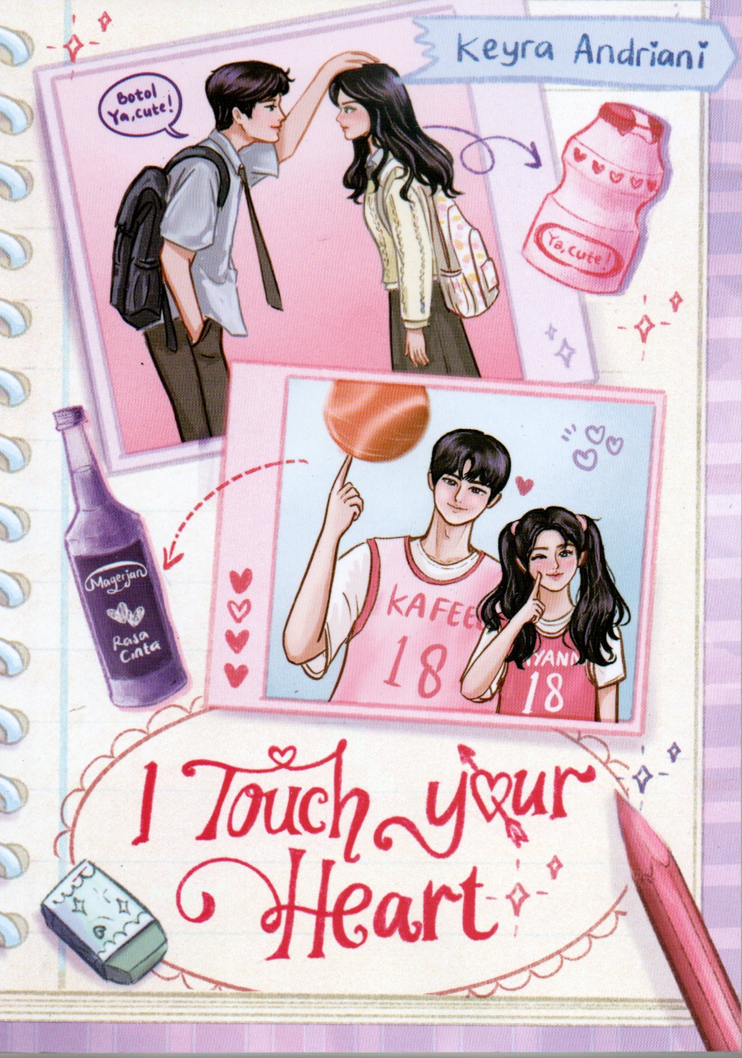 Cover I Touch your heart / Keyra Andriani