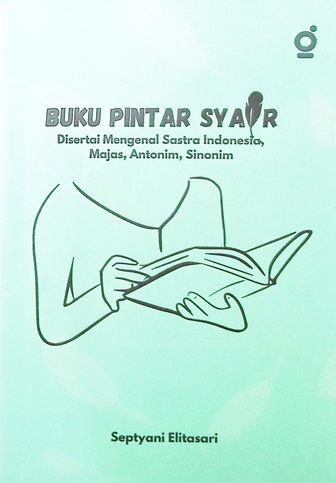 Cover Buku pintar syair / Septyani Elitarasi