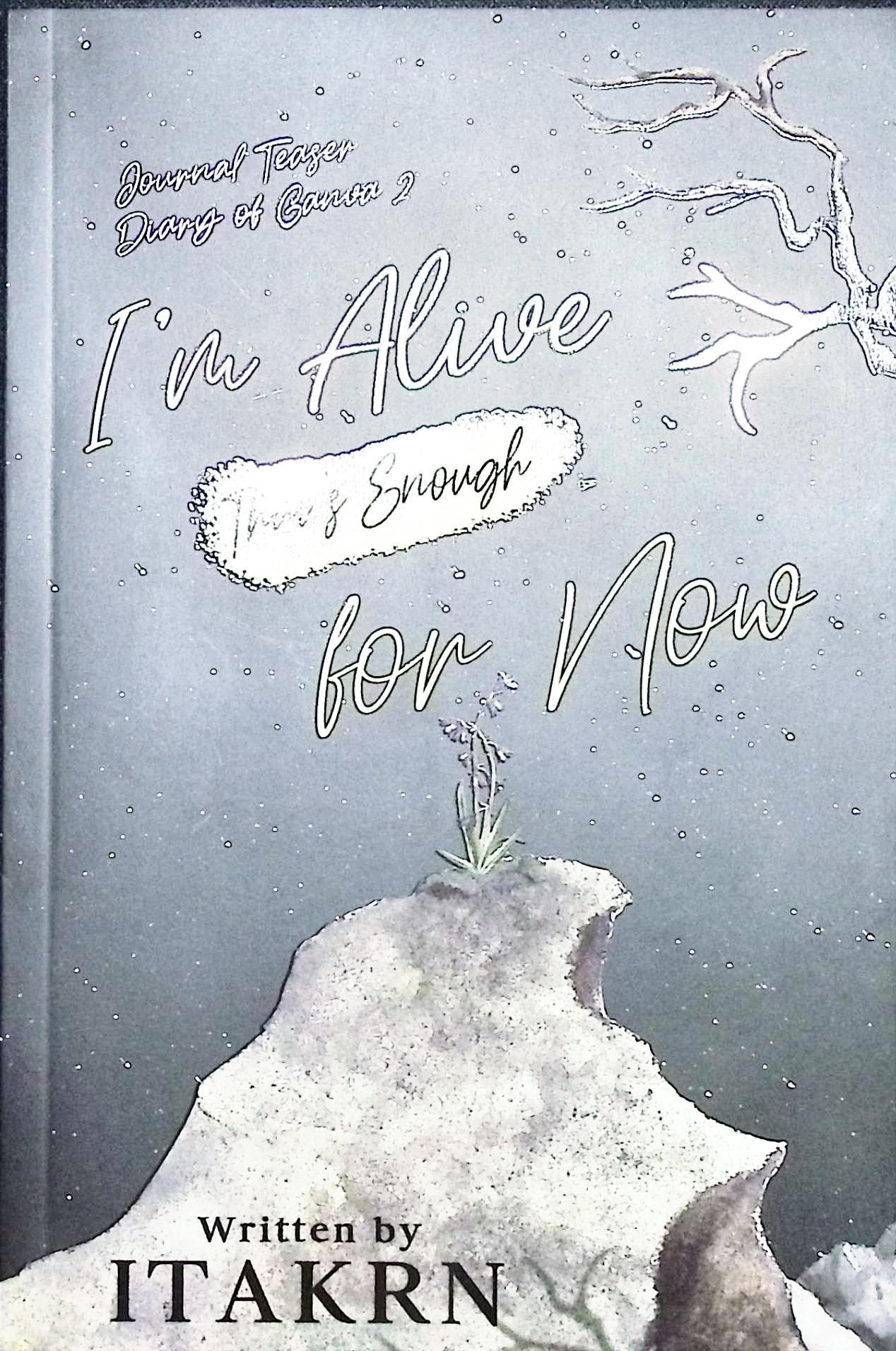 Cover I'm alive that's enough for now / Ita Krn; penyunting, Salma Azzahra Faradiba