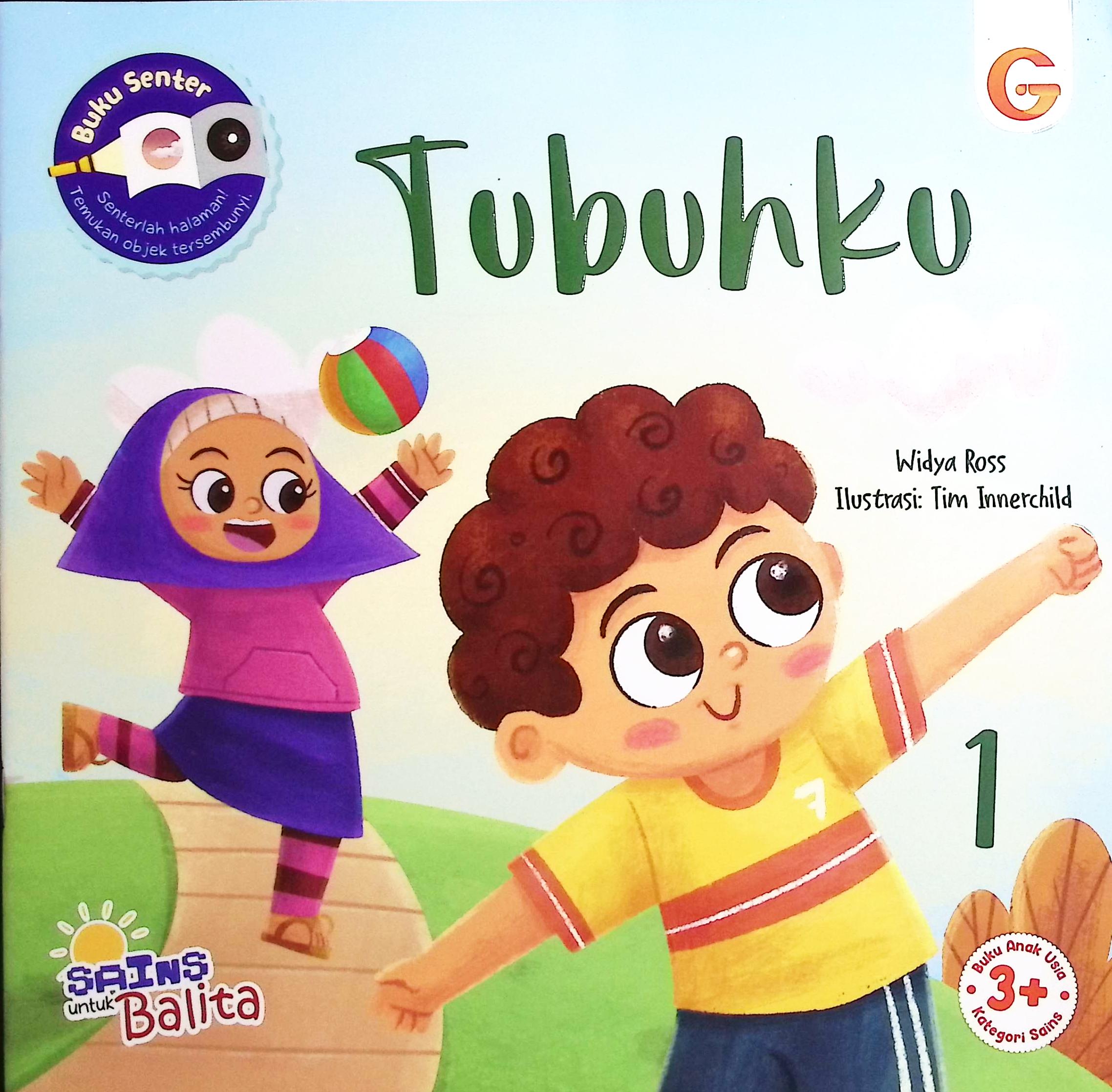 Cover Sains untuk Balita (1 set) :  jilid 1 tubuhku jilid 2 siang dan malam jilid 3 hujan / Widya Ross