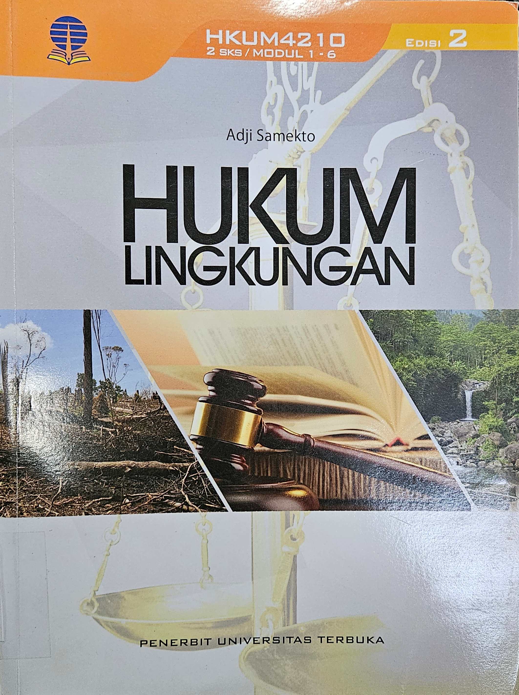 Cover Hukum lingkungan / Adji Samekto