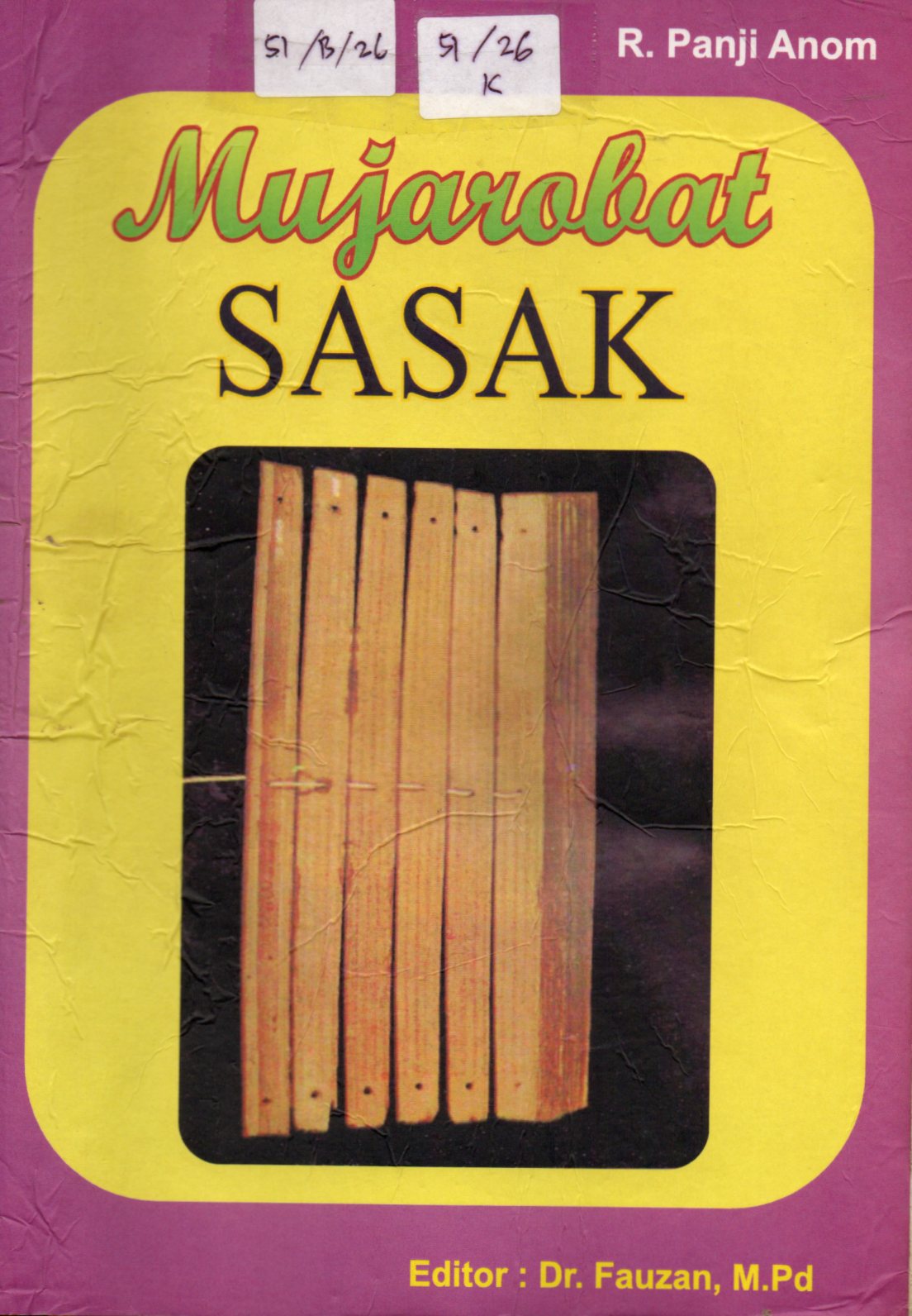 Cover Mujarrobat Sasak / R. Panji Anom