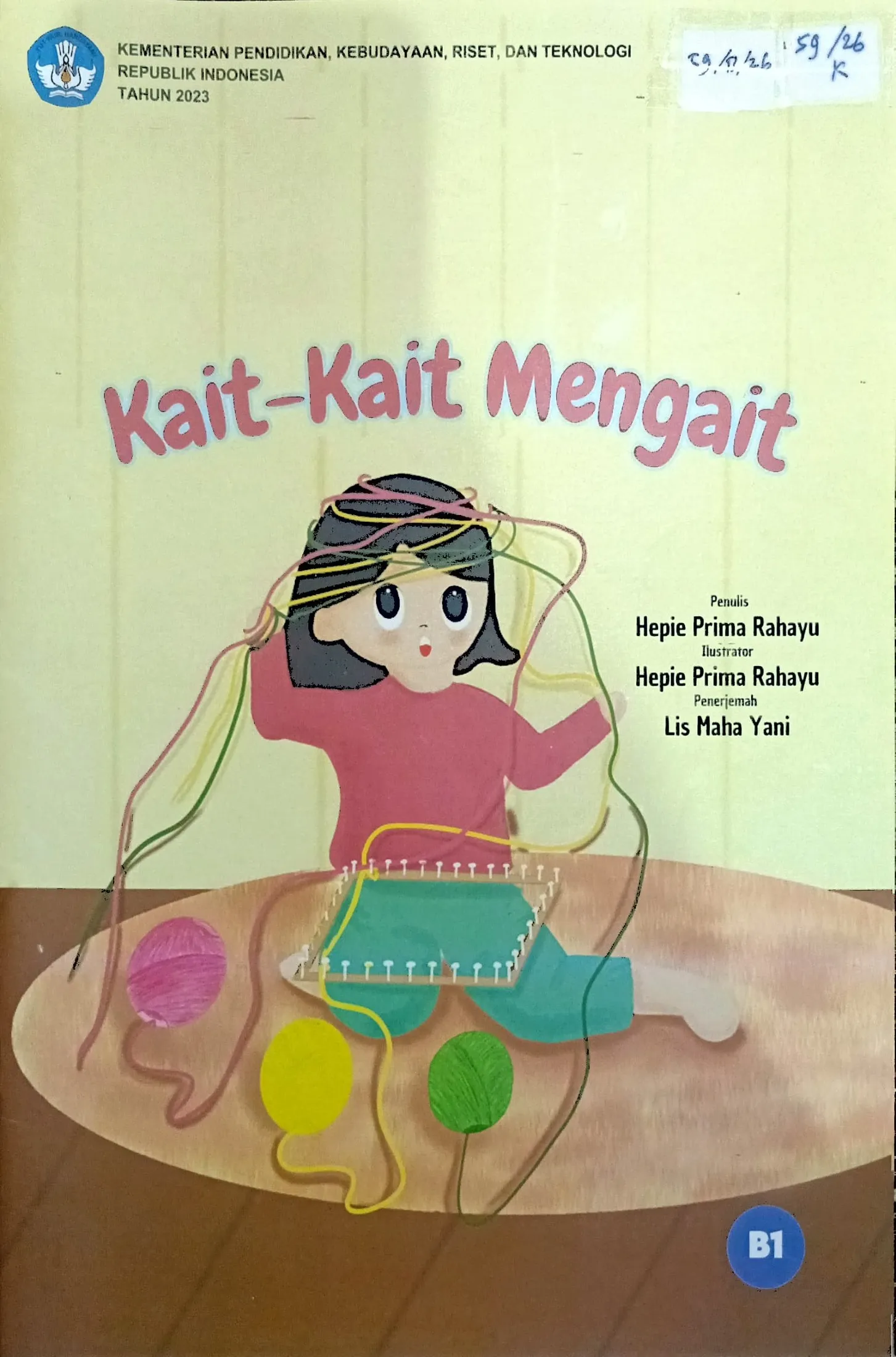 Cover Kait-kait mengait  / Hepie Prima Rahayu; editor, M. Syamsur Rijal