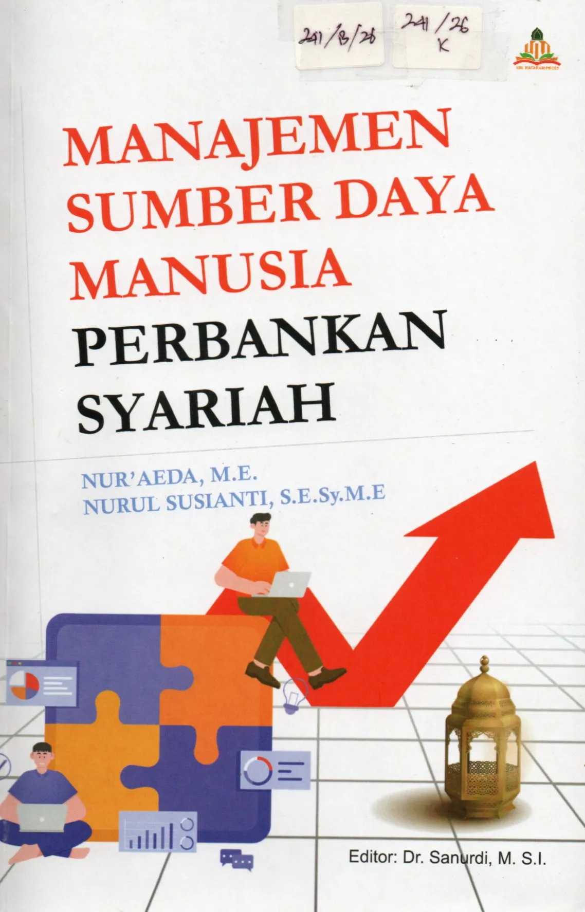 Cover Manajemen Sumber Daya Manusia Perbankan Syariah / Nur'aeda, M.E, Nurul Susianti, S.E.Sy.M.E
