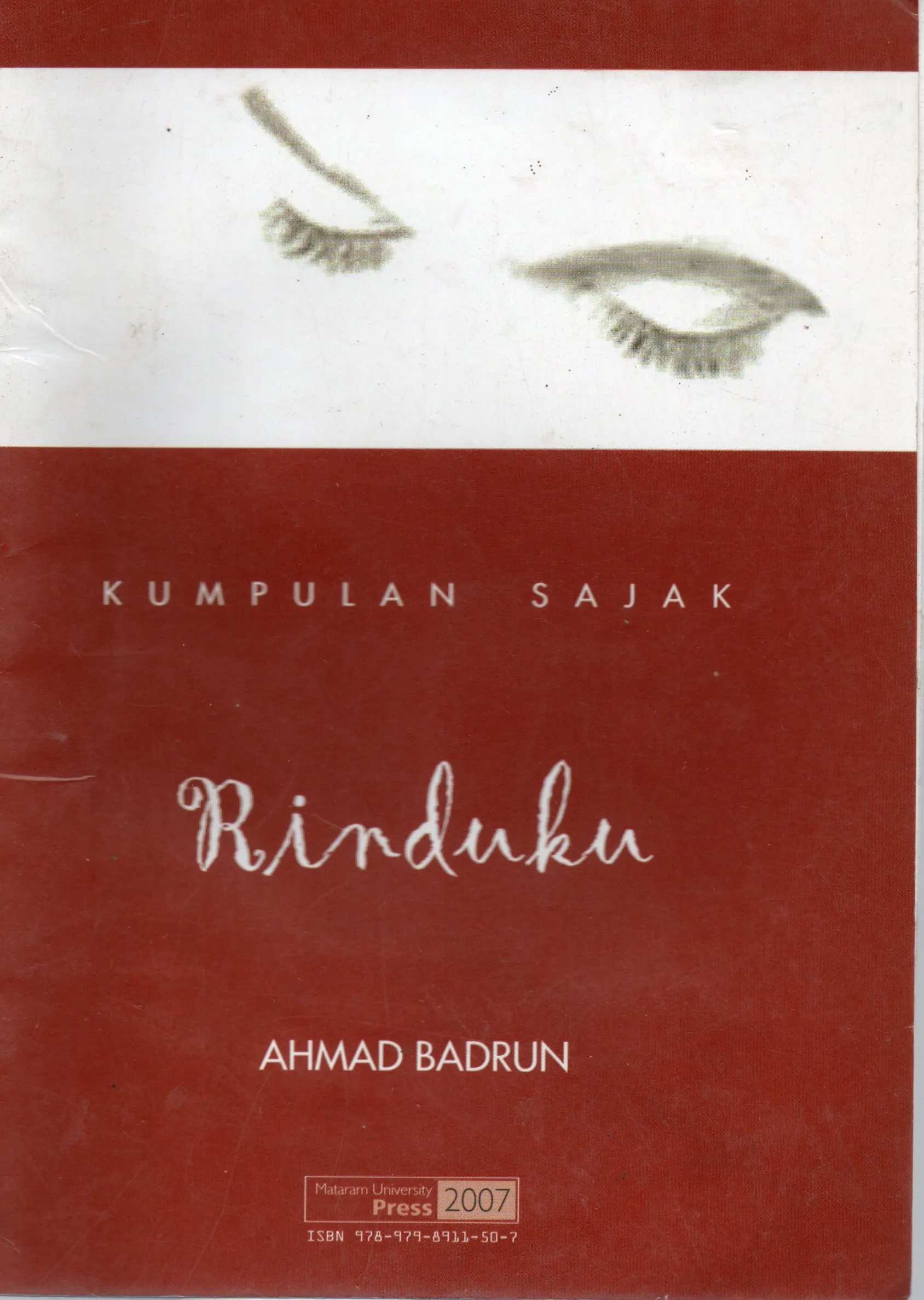 Cover Kumpulan sajak rinduku / Ahmad Badrun