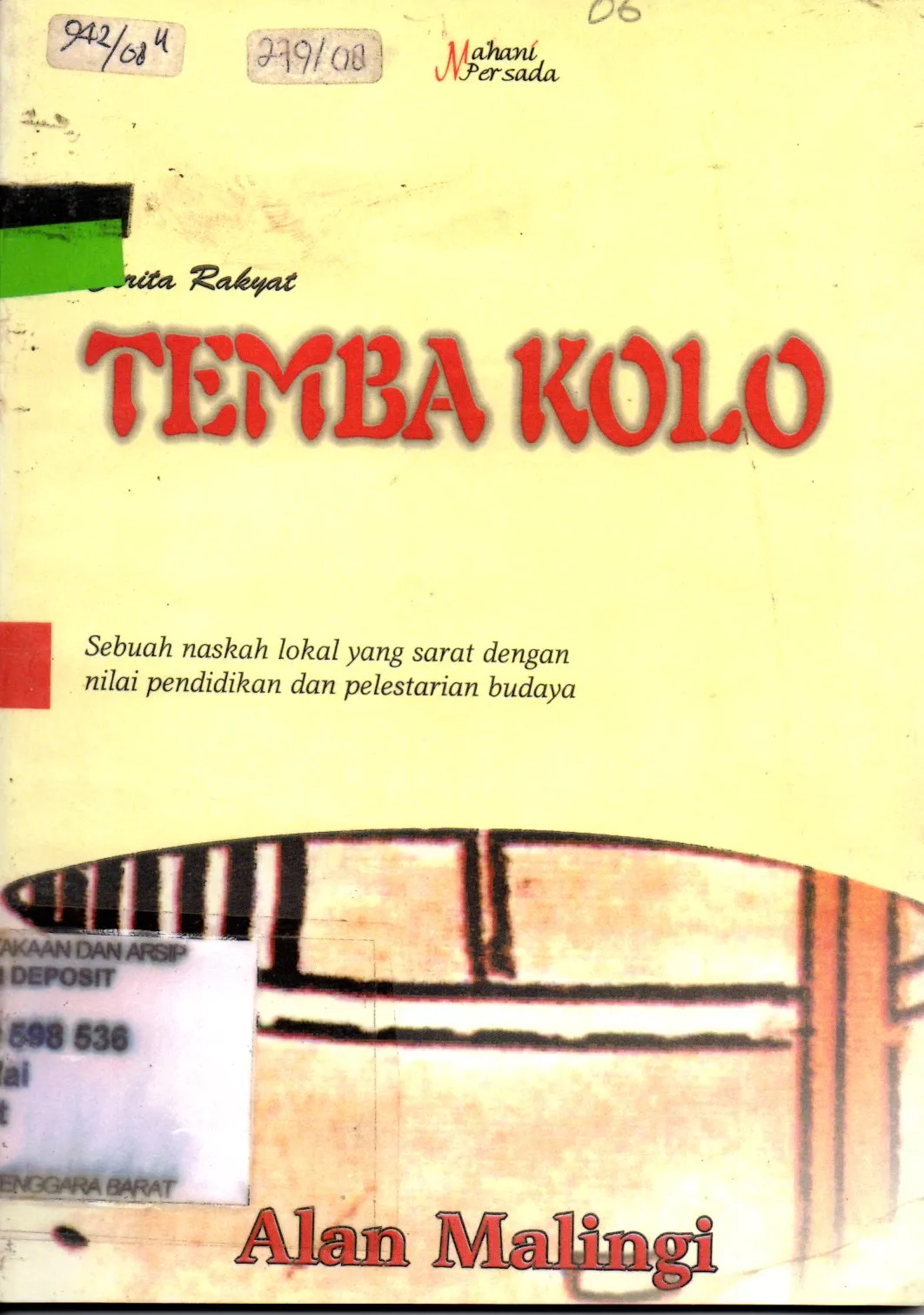 Cover Temba Kolo Cerita rakyat / Alan Malingi