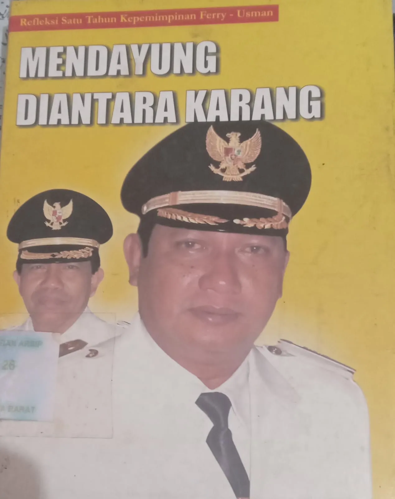 Cover Mendayung Diantara Karang / Abdul Wahab Usaman,SH