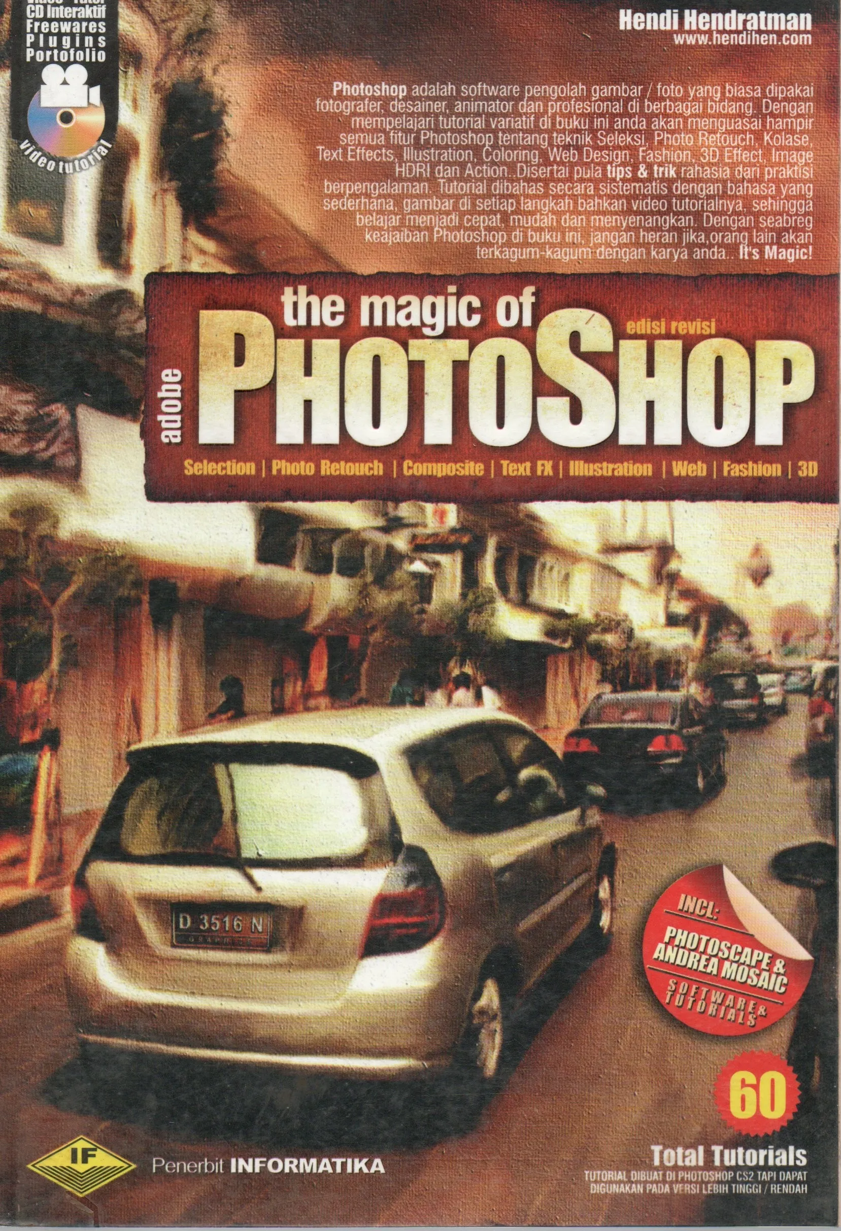 Cover Magic of adobe photoshop / Hendi Hendratman