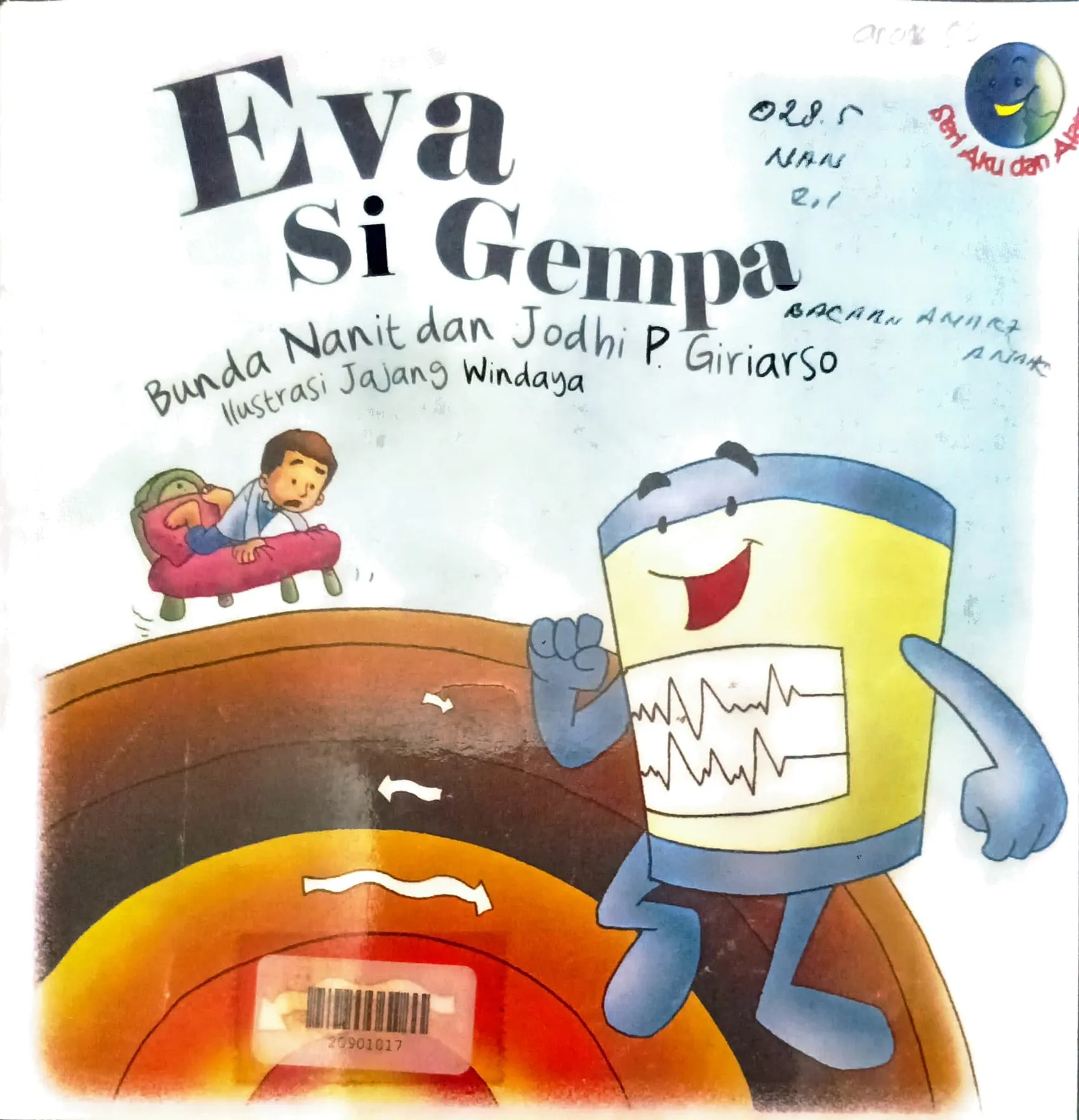 Cover Eva si Gempa / Bunda Nanit dan Jodhi P. Giriarso