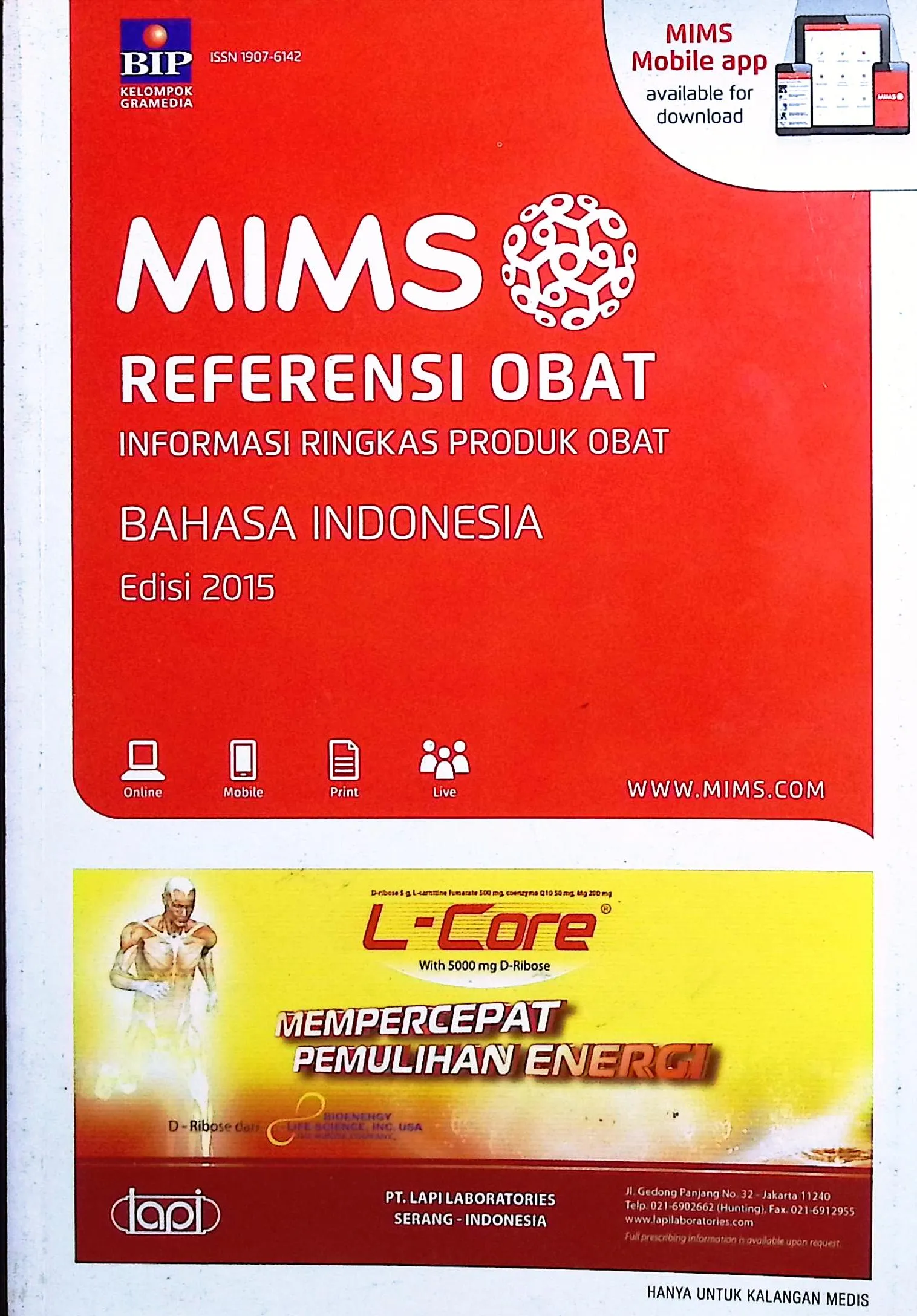 Cover Referensi obat  / Mims