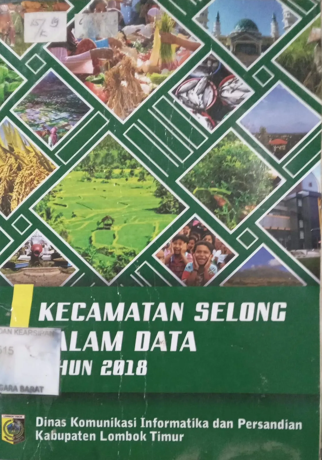 Cover Kecamatan Selong dalam Data Tahun 2018 / Dinas Komunikasi Informatika dan Persandian Lombok Timur