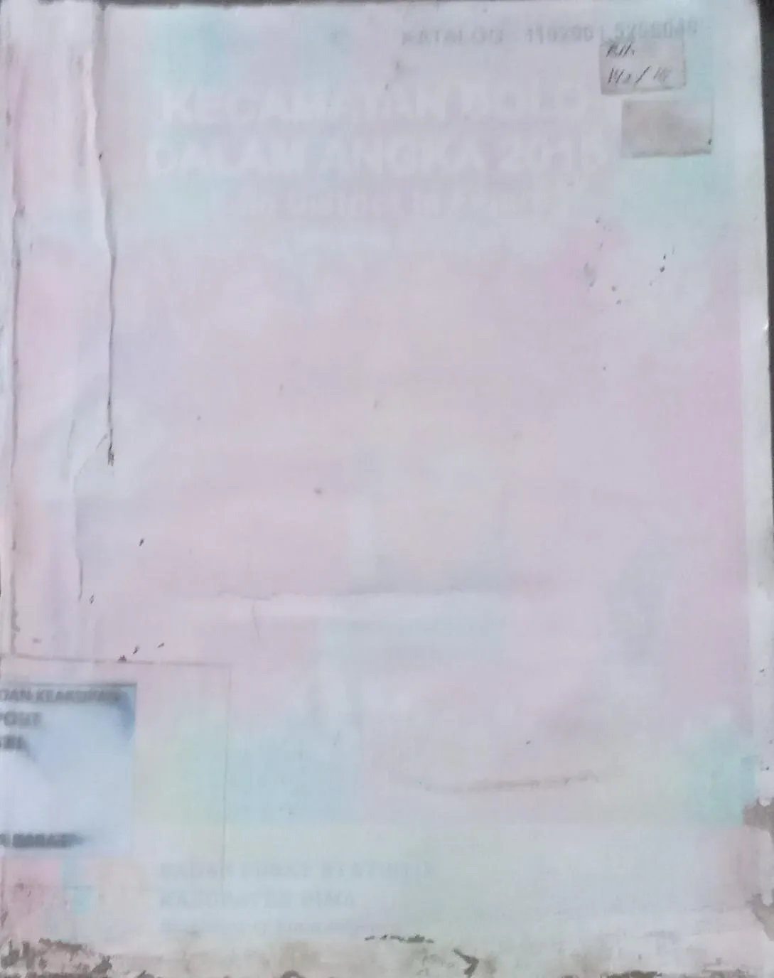 Cover Kecamatan Bolo dalam Angka 2015 / Badan Pusat Statistik Kabupaten Bima