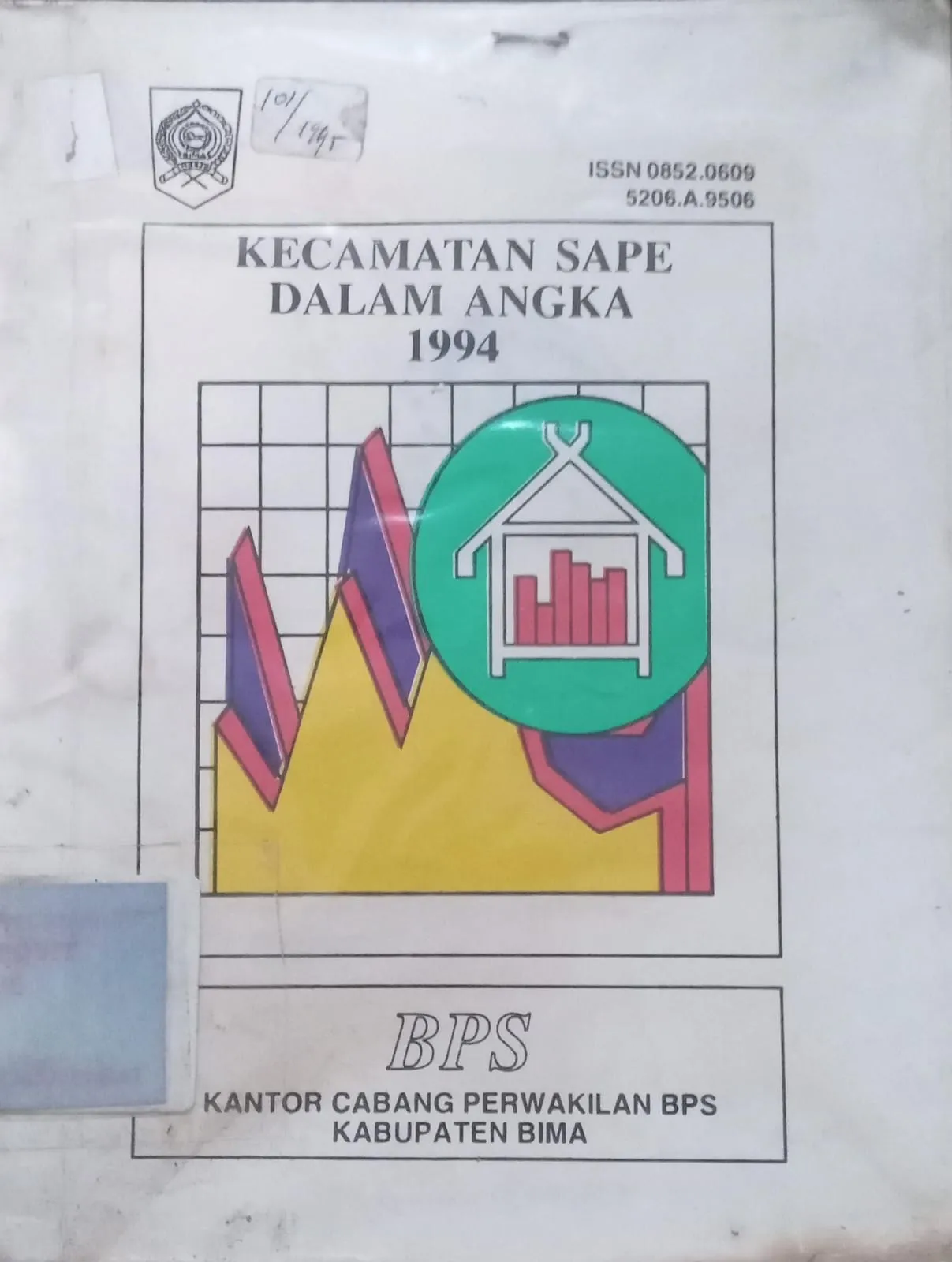 Cover Kecamatan Sape Dalam Angka 1994 / BPS Kantor Cabang Perwakilan BPS Kabupaten Bima