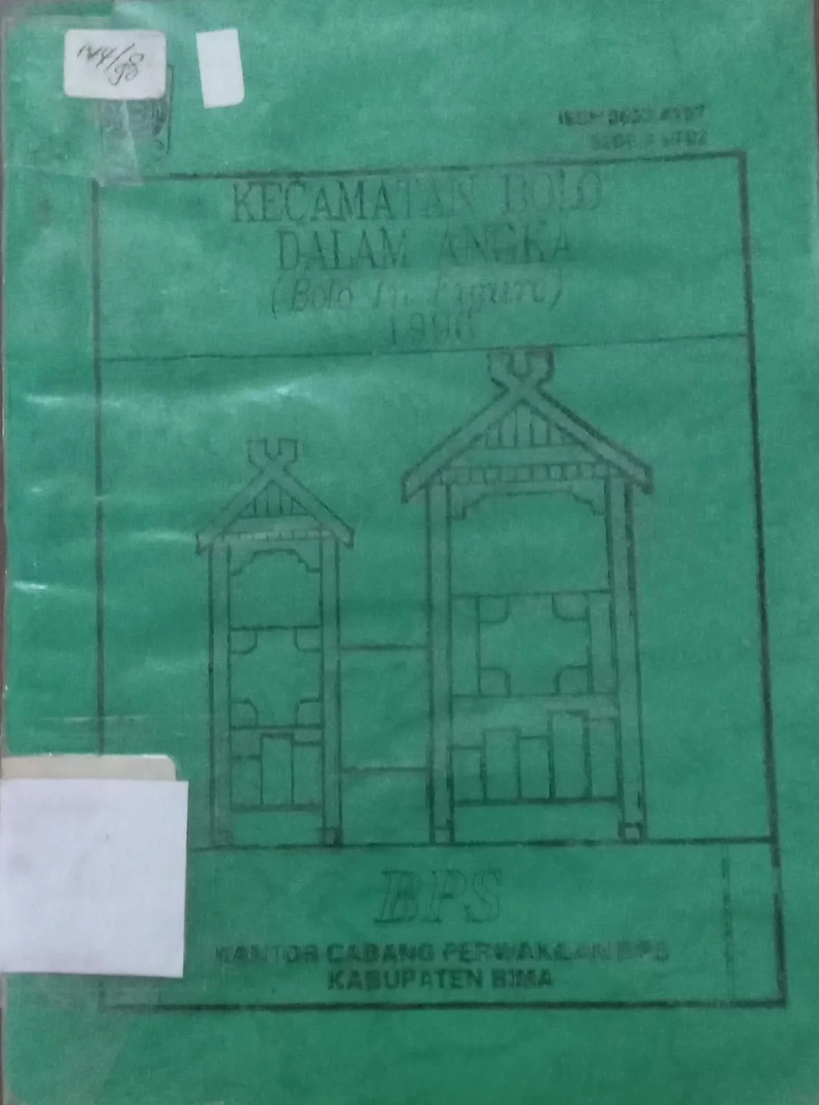 Cover Kecamatan Bolo Dalam Angka 1996 / BPS Kantor Cabang Perwakilan BPS Kabupaten Bima