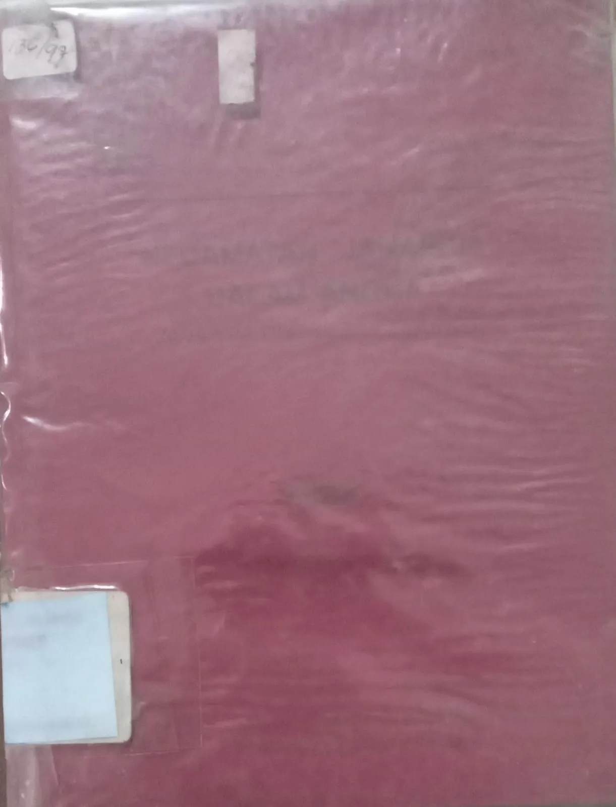 Cover Kecamatan Janapria Dalam Angka 1996 / BPS Kantor Cabang Perwakilan BPS Kabupaten Lombok Tengah