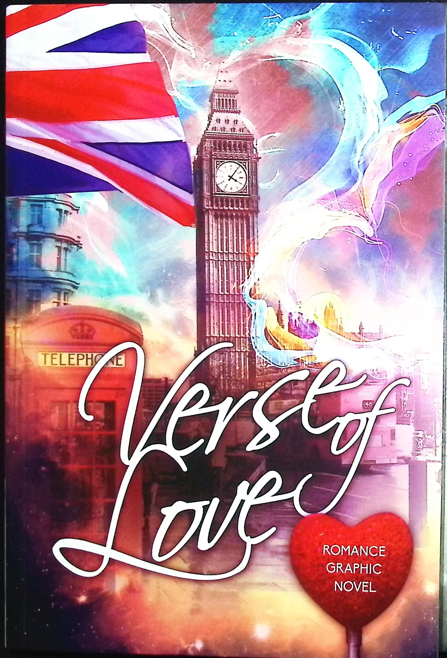 Cover Verse of  love romance graphic novel / Bath, Rebecca M; penyunting, Verry Dwi Irawan