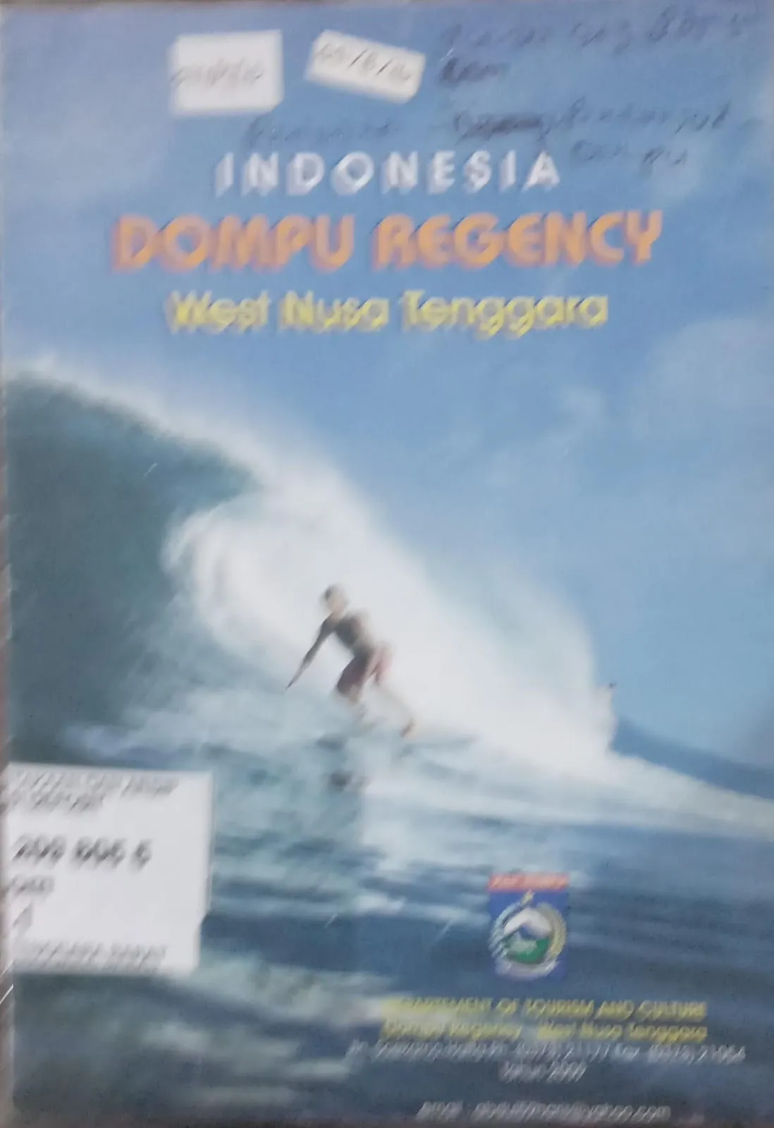Cover Indonesia Dompu Regency West Nusa Tenggara / Departement Of Tourism And Culture Dompu Regency West Nusa Tenggara