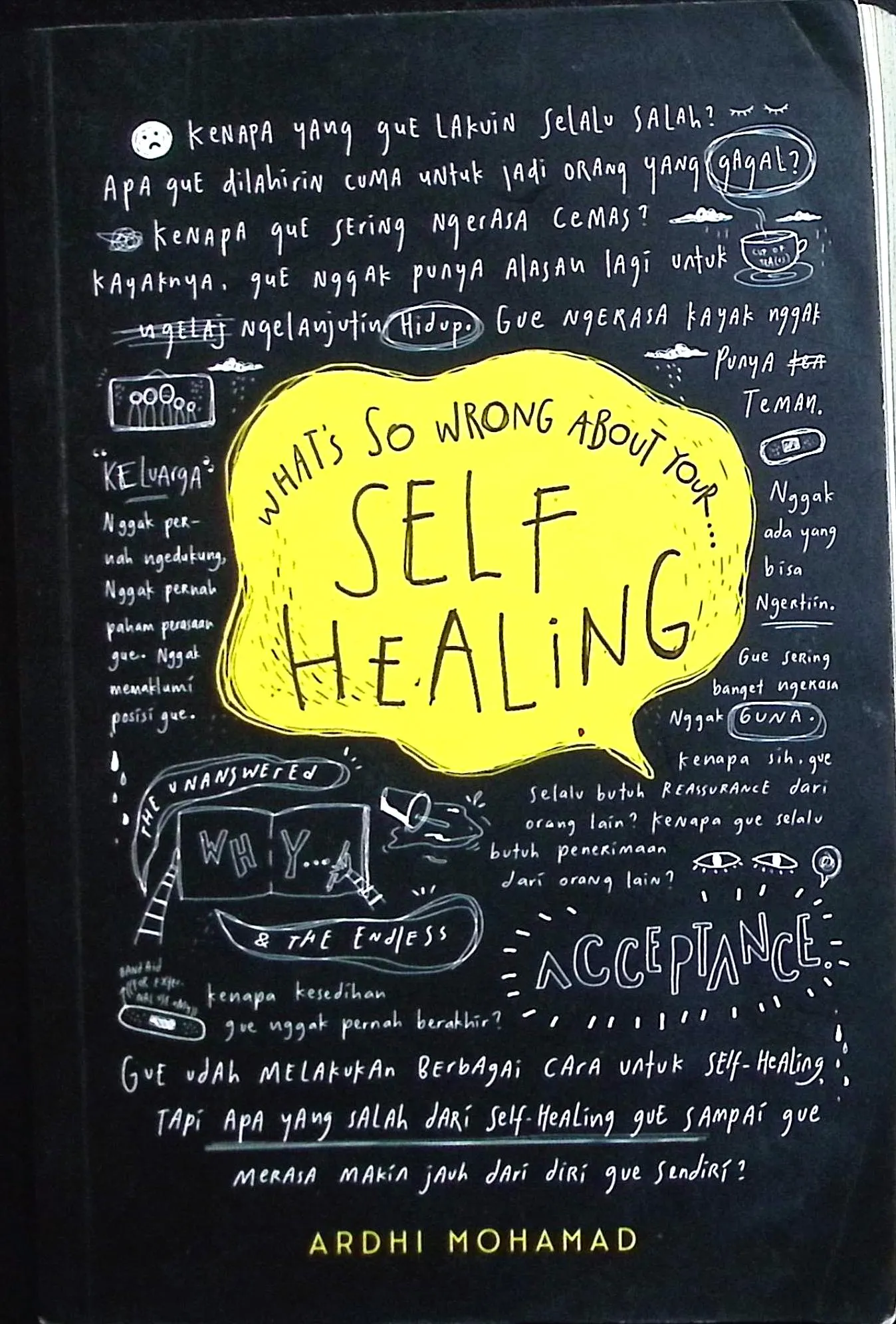 Cover What's wrong about your self healing / Ardhi Mohamad; penyunting, Alvi Syahrin, Dana Sudartoyo