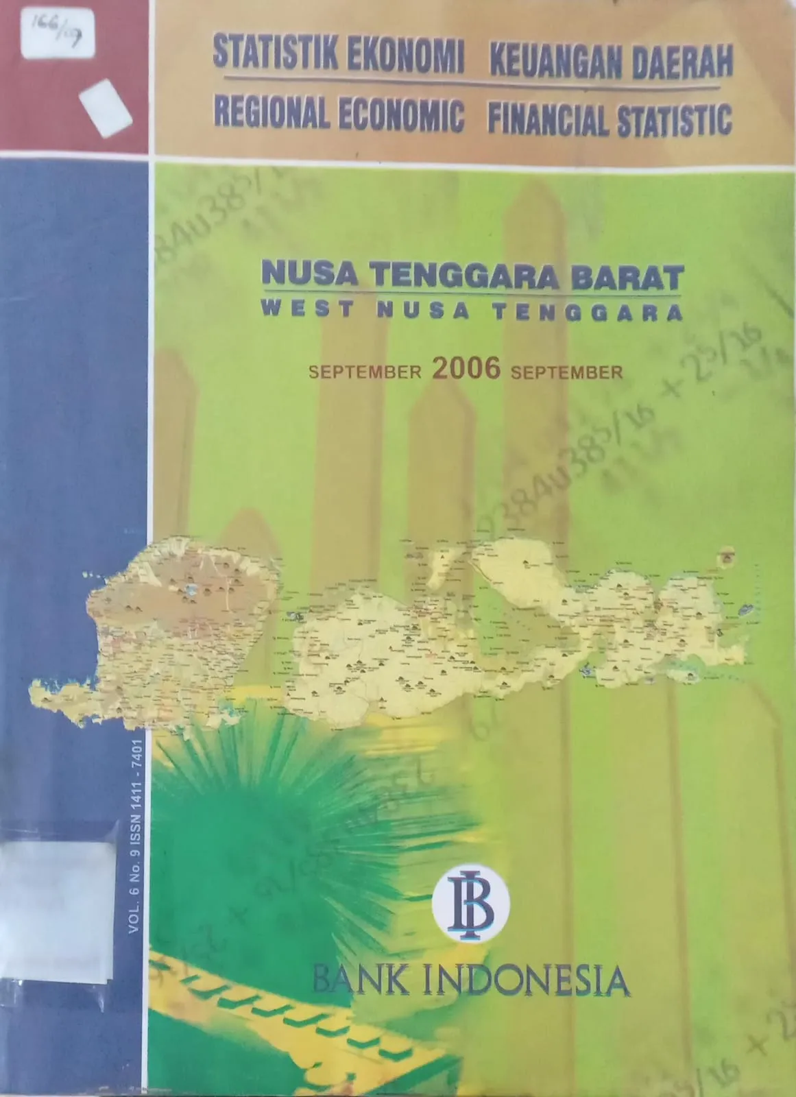 Cover Statistik Ekonomi Keuangan Daerah Nusa Tenggara Barat September 2006 / Bank Indonesia Mataram