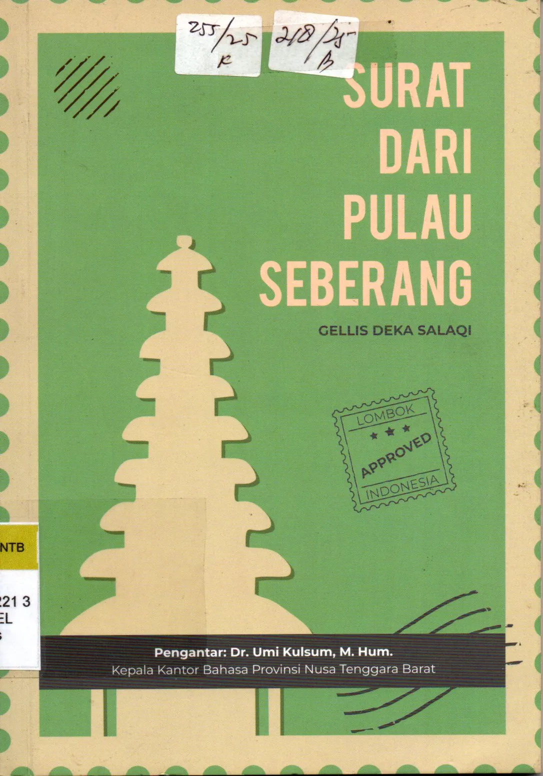Cover Surat Dari Pulau Seberang / Gellis Deka Salaqi