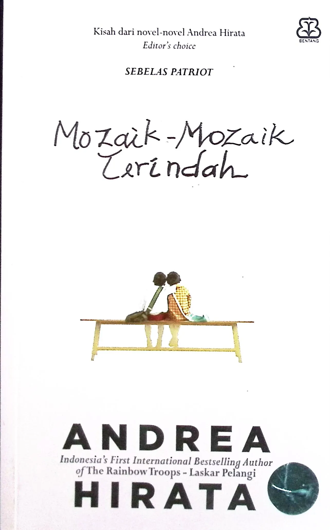 Cover Mozaik-mozaik terindah / Andrea Hirata; penyunting, Dhewiberta, Nurani Nura